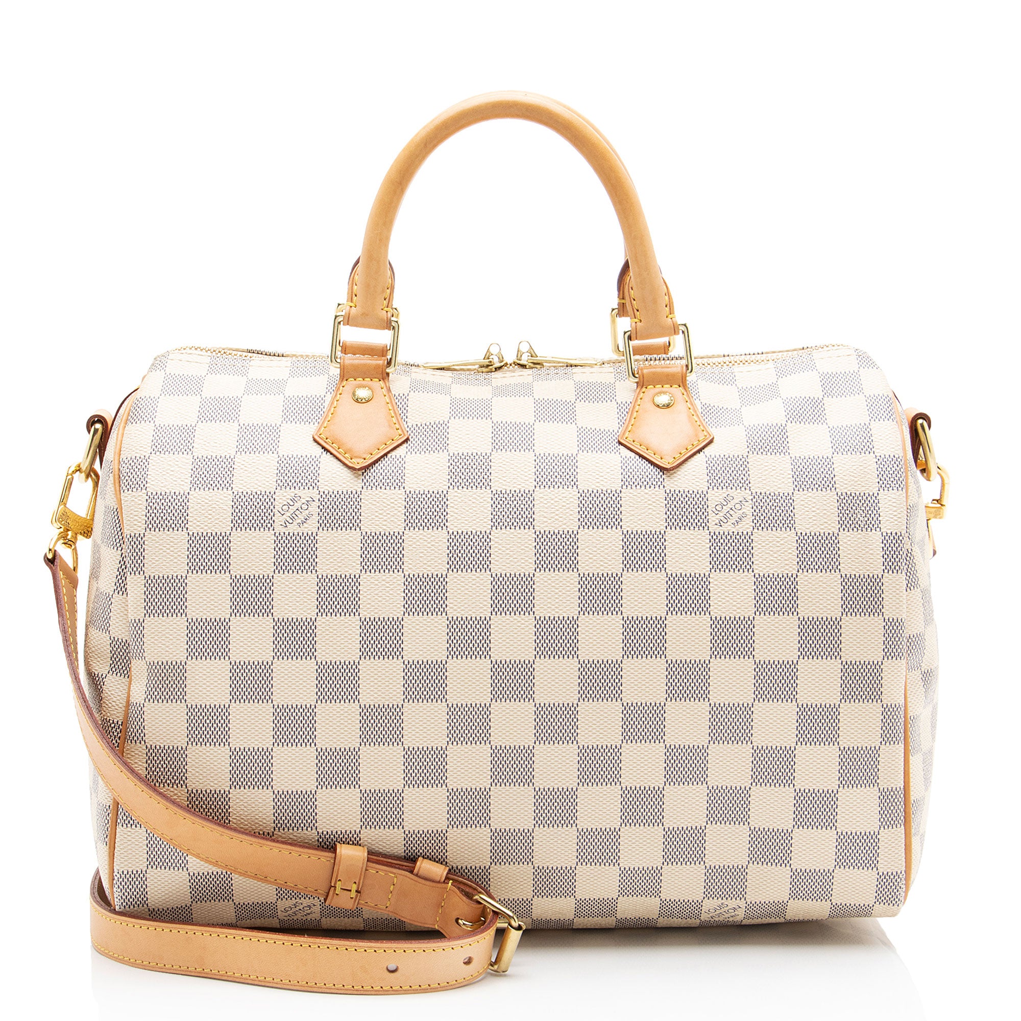 Louis Vuitton Damier Azur Speedy Bandouliere 30 Satchel