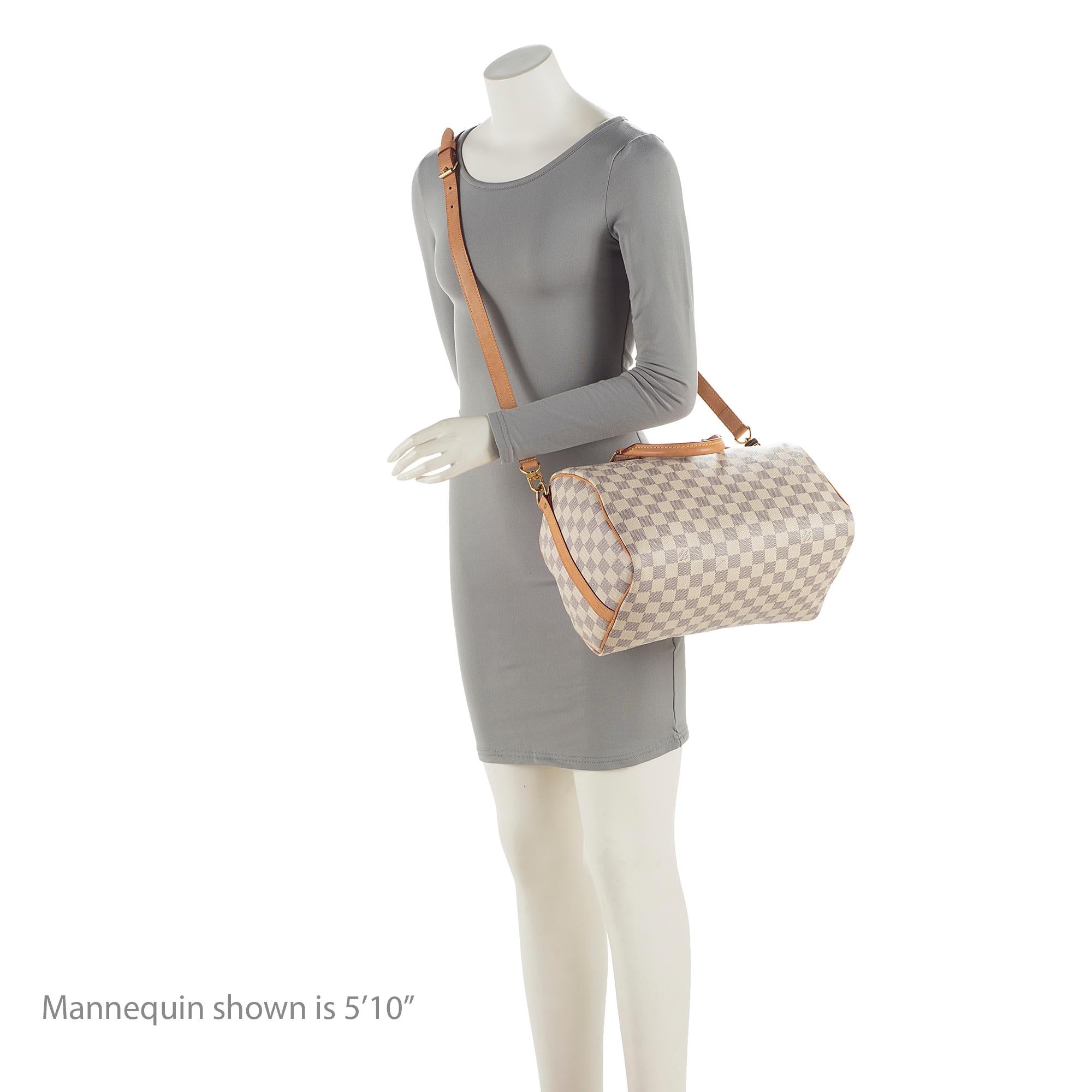 Louis Vuitton Damier Azur Speedy Bandouliere 30 Satchel
