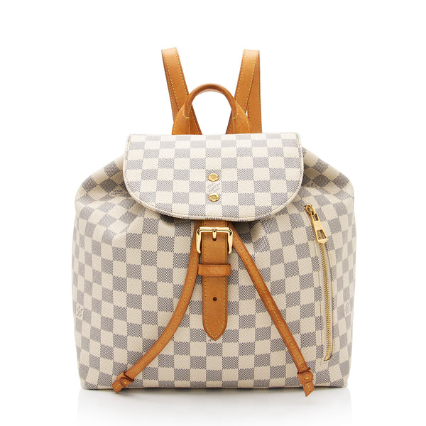 Authentic Louis Vuitton Sperone Damier Azur Backpack 