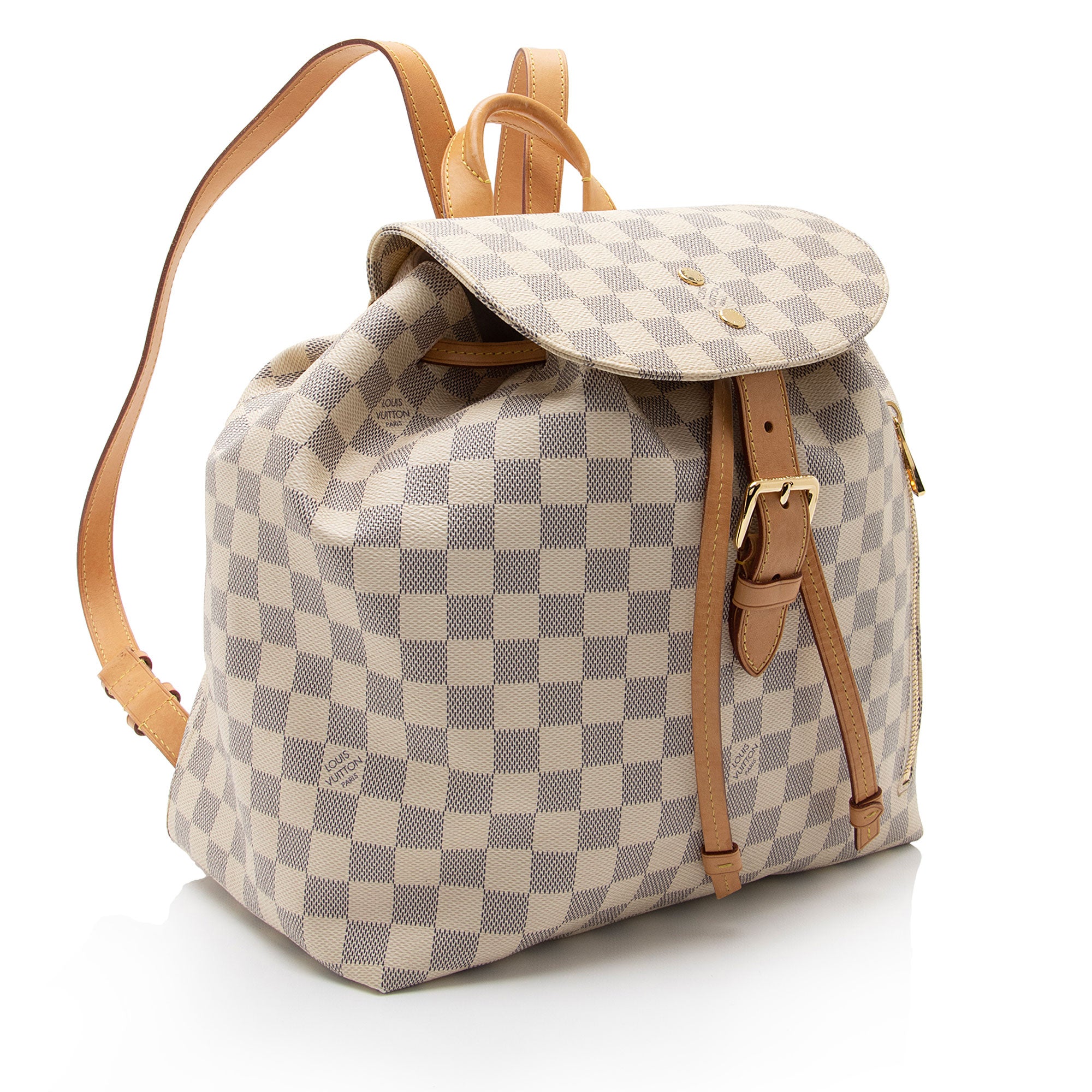 Louis Vuitton Damier Azur Sperone Backpack (SHF-moHJbt)