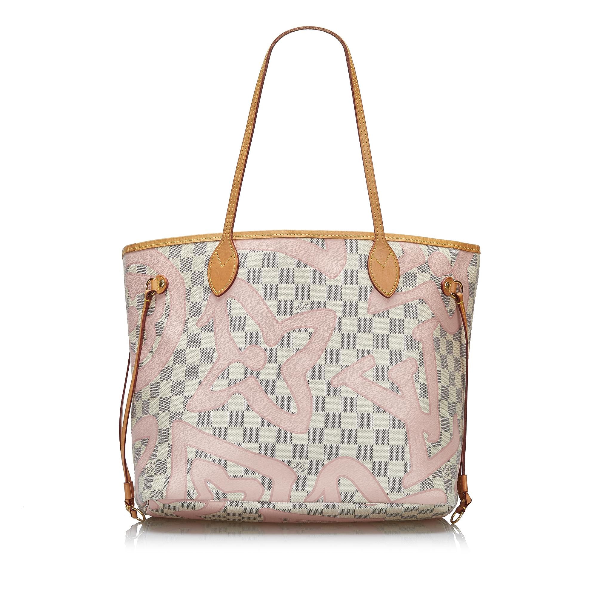 Louis Vuitton Damier Azur Tahitienne Neverfull MM (SHG-HWhgB6)