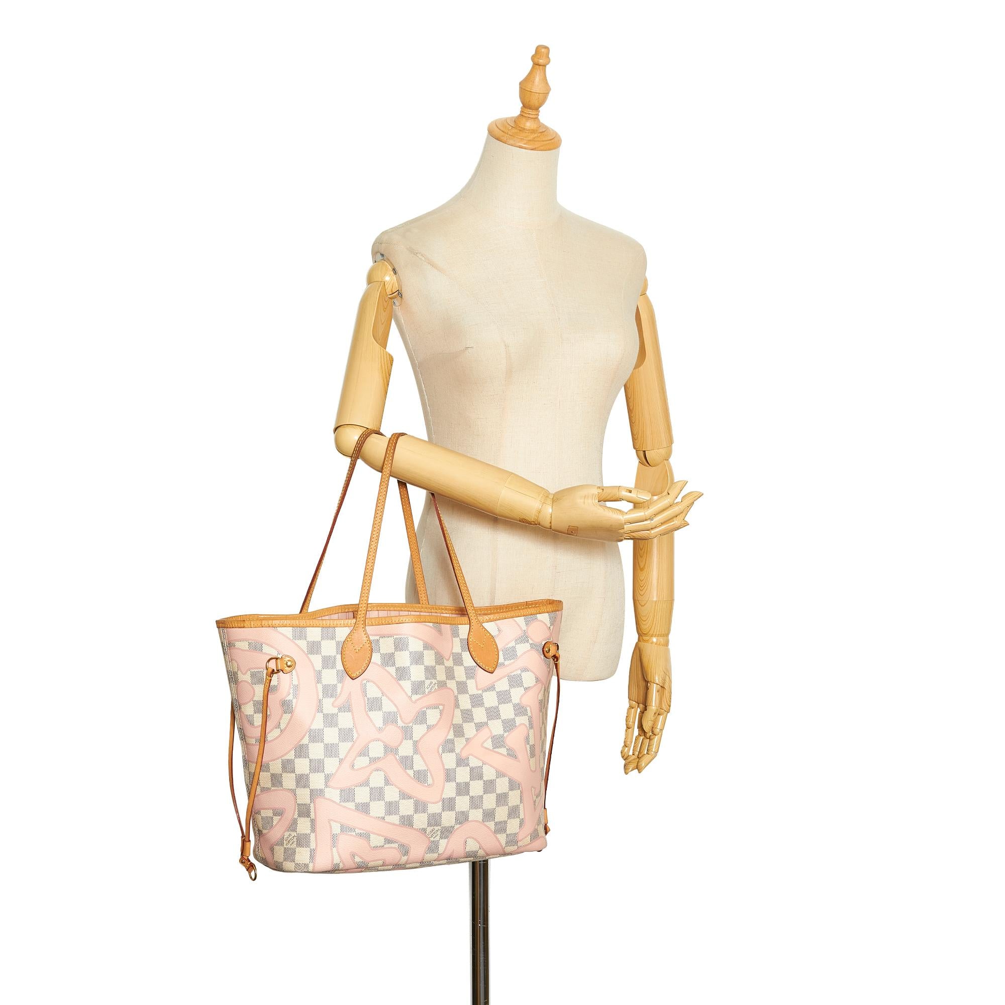 Louis Vuitton Damier Azur Tahitienne Neverfull MM (SHG-HWhgB6)