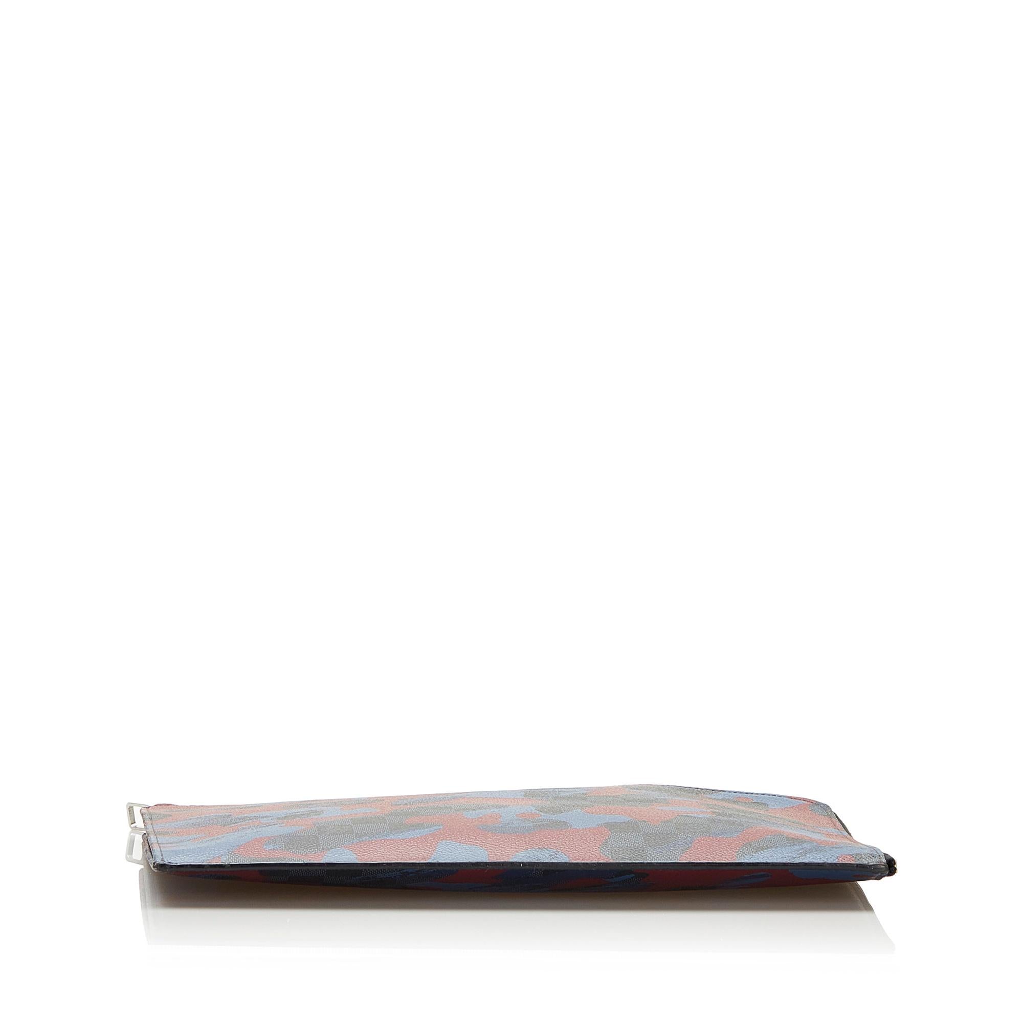Louis Vuitton Damier Cobalt Camouflage Pochette Jour GM (SHG-36886)