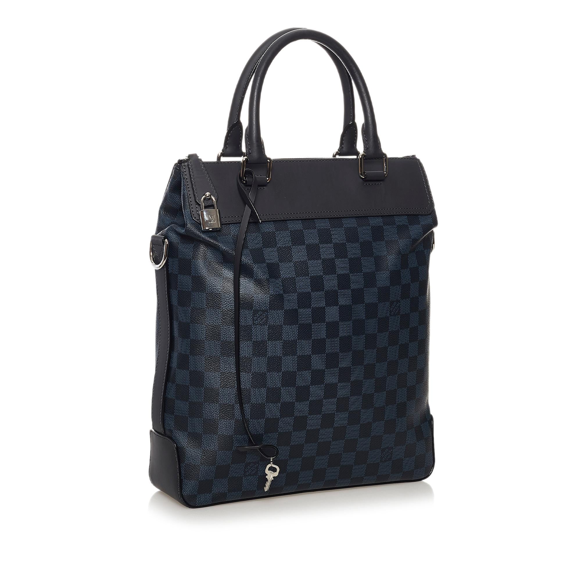 Louis Vuitton Damier Cobalt Greenwich Satchel (SHG-36686)