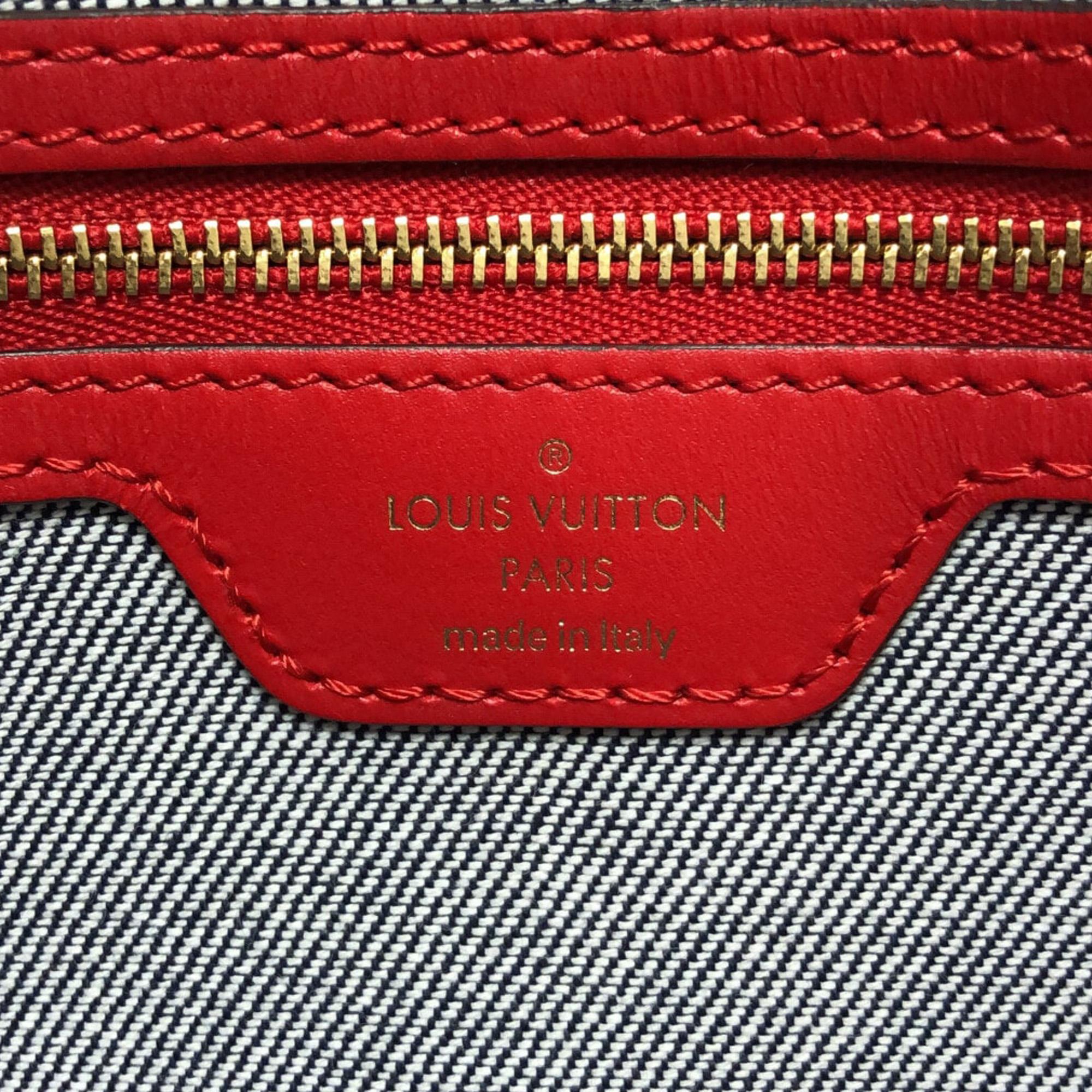 Louis Vuitton Damier Denim Onthego GM (SHG-Dva1Zr)