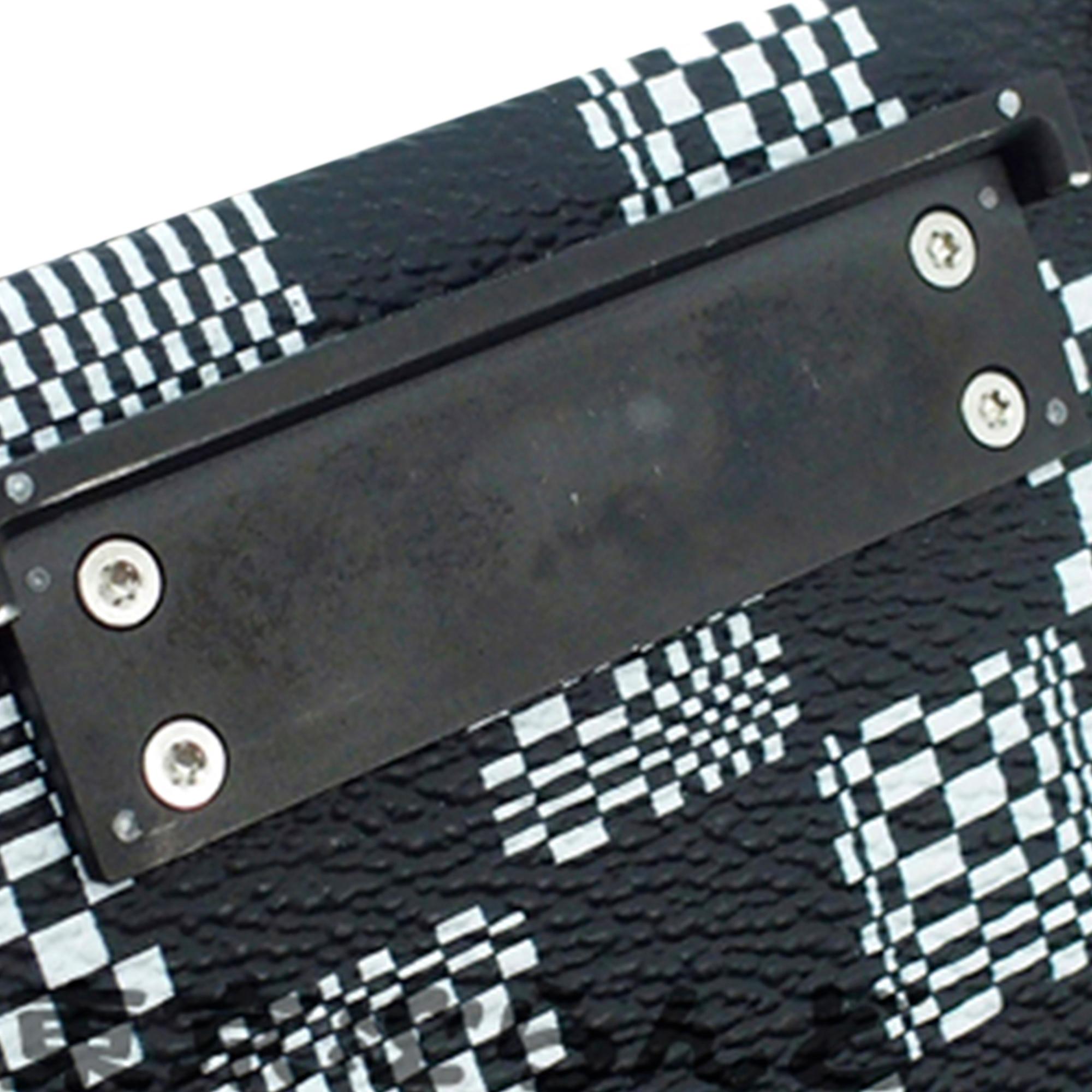Louis Vuitton Damier Distorted Flap Soft Trunk (SHG-FZG6ZF)