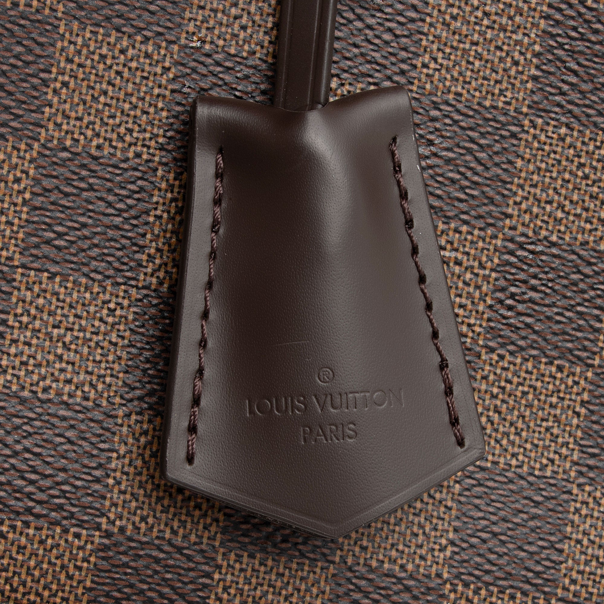 Louis Vuitton Damier Ebene Alma BB Satchel (SHF-ruhRxg)