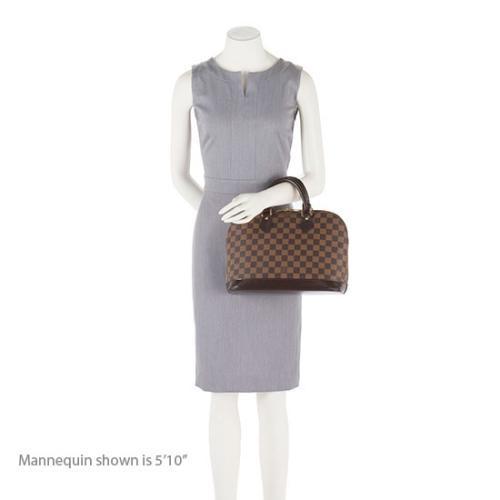 Louis Vuitton Damier Ebene Alma MM Satchel (SHF-23311)