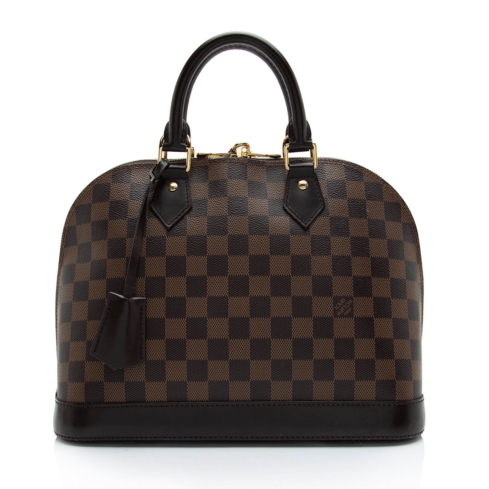 Louis Vuitton Damier Ebene Alma PM Satchel (SHF-e3xg0t)