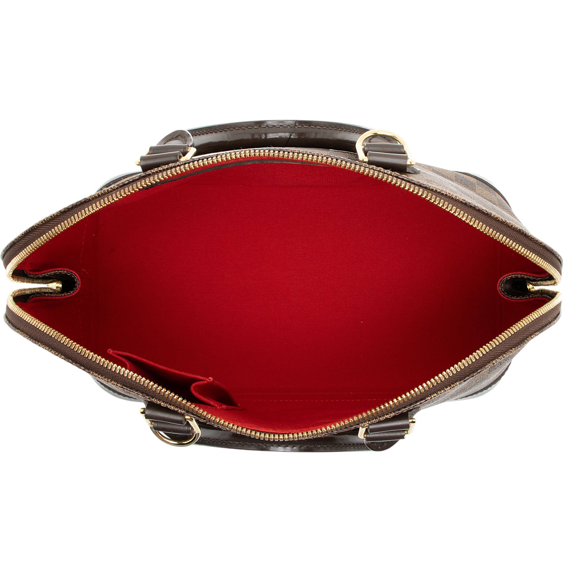 Louis Vuitton Damier Ebene Alma PM Satchel