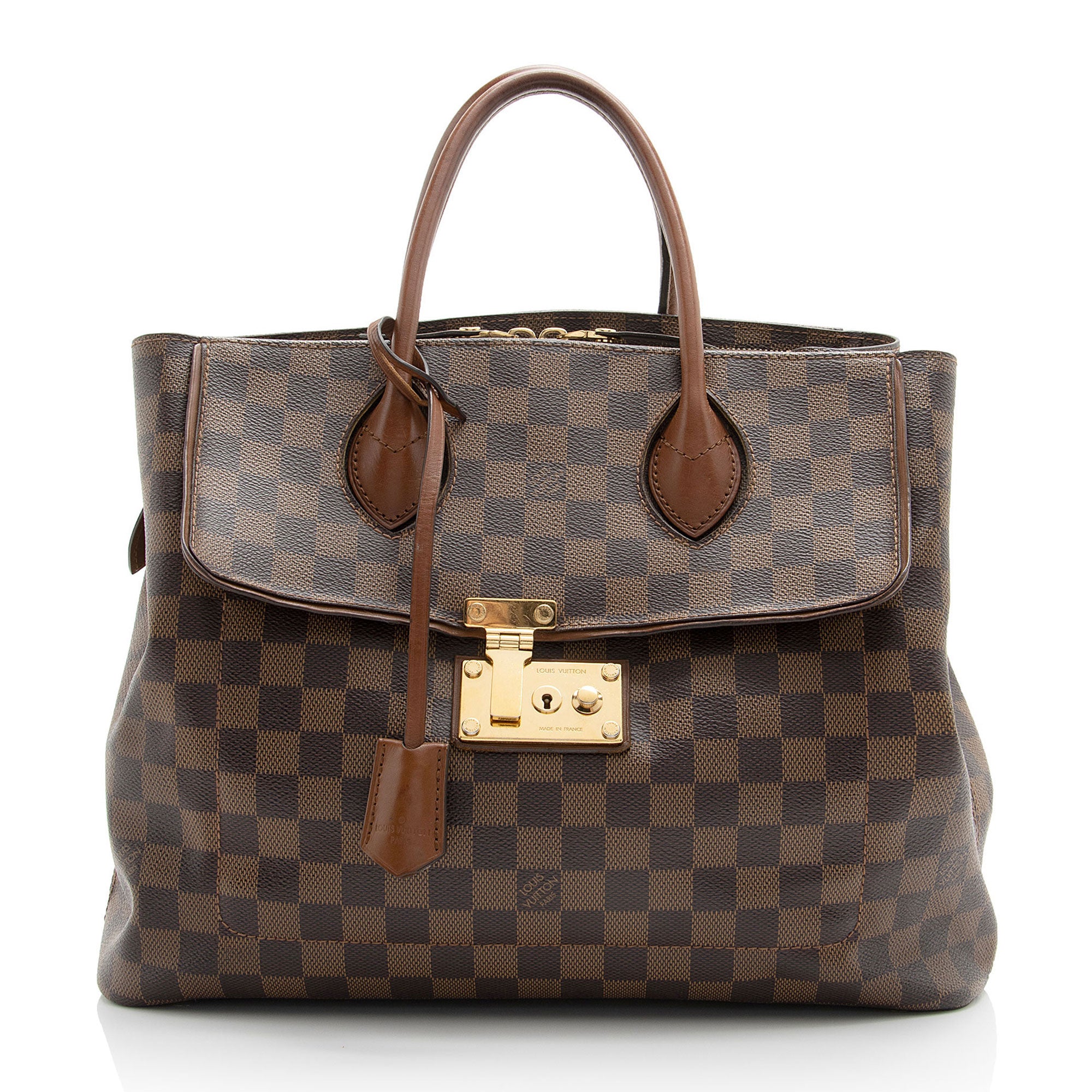 Louis Vuitton Damier Ebene Ascot Satchel