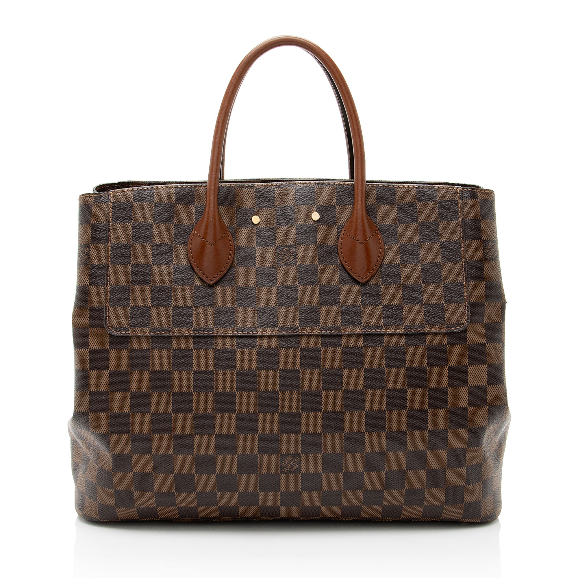 Louis Vuitton Damier Ebene Ascot Satchel