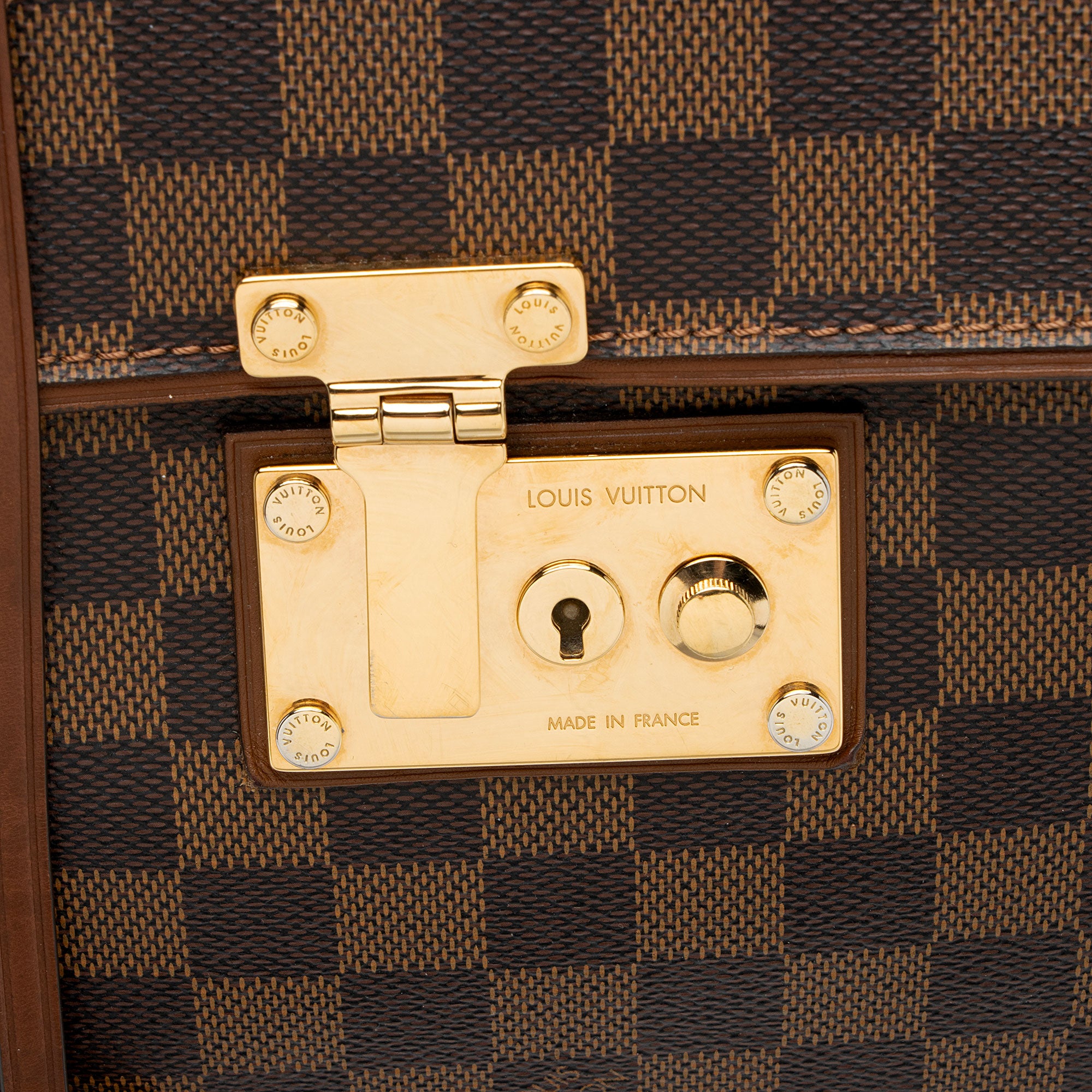 Louis Vuitton Damier Ebene Ascot Satchel