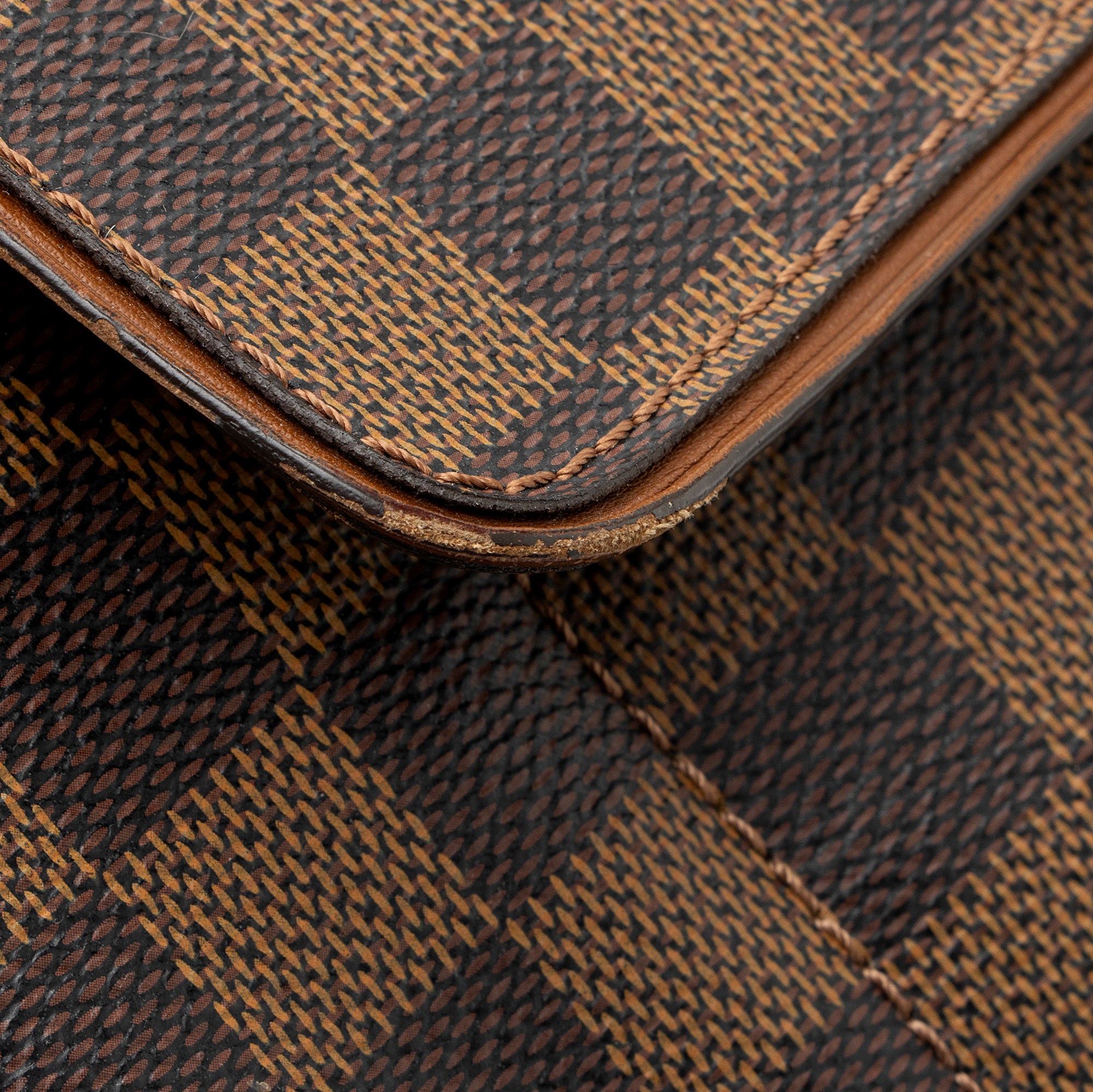 Louis Vuitton Damier Ebene Ascot Satchel