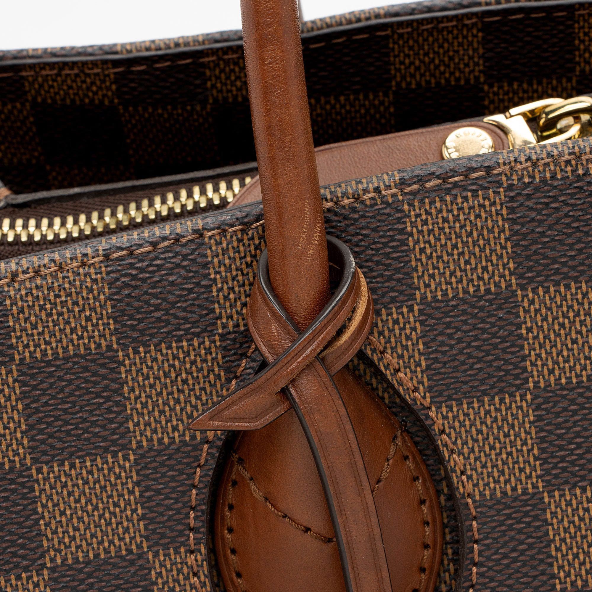 Louis Vuitton Damier Ebene Ascot Satchel