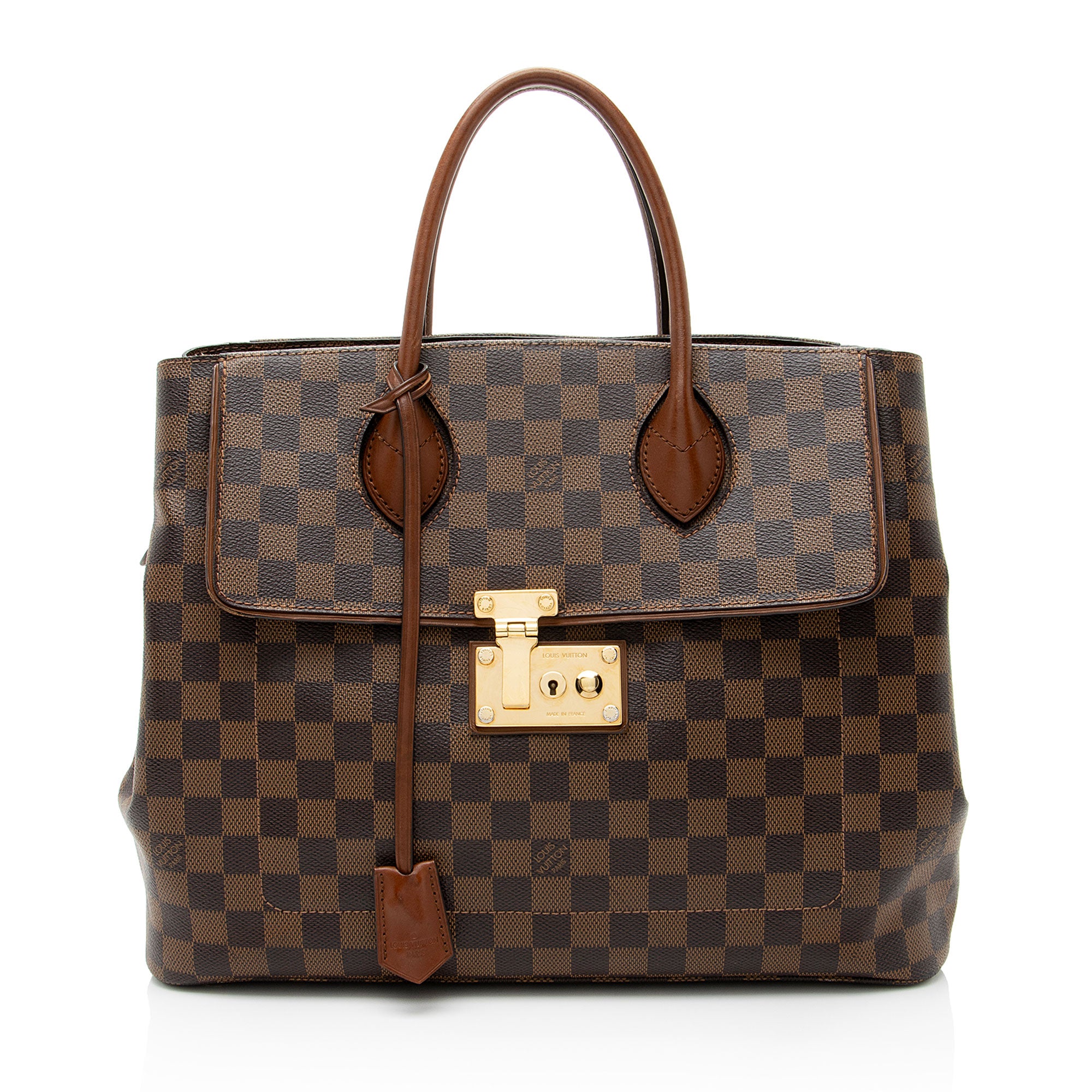 Louis Vuitton Damier Ebene Ascot Satchel