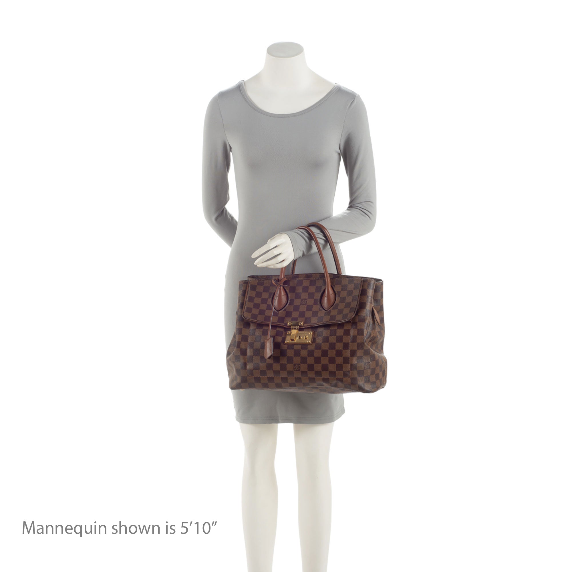 Louis Vuitton Damier Ebene Ascot Satchel