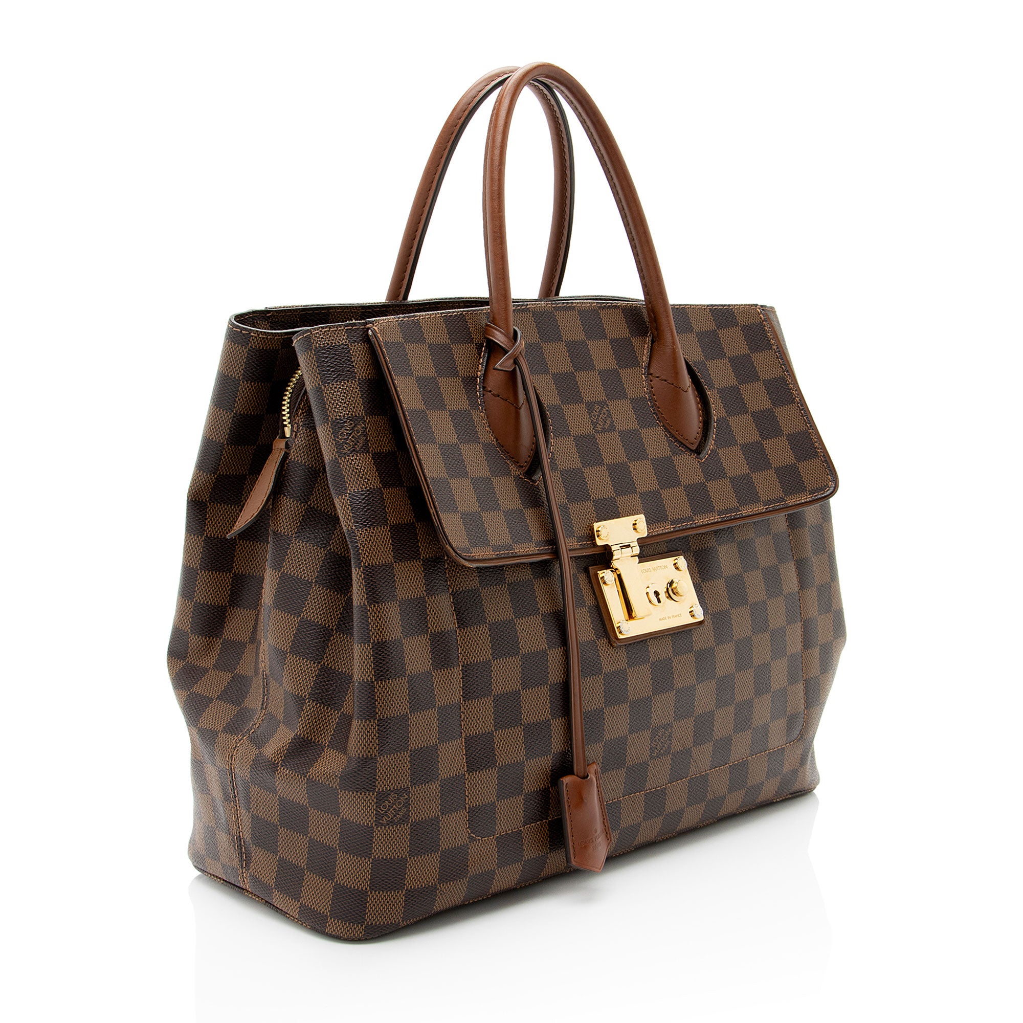Louis Vuitton Damier Ebene Ascot Satchel