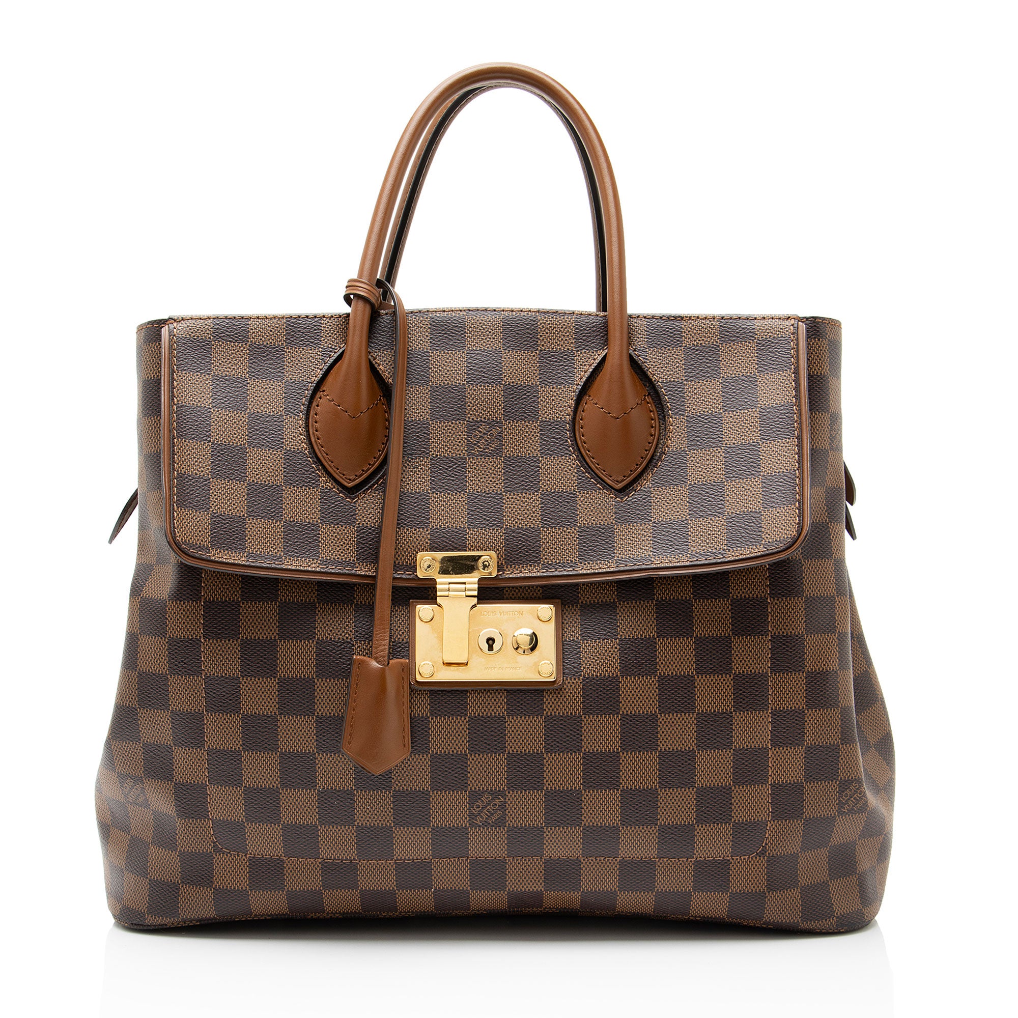 Louis Vuitton Damier Ebene Ascot Satchel