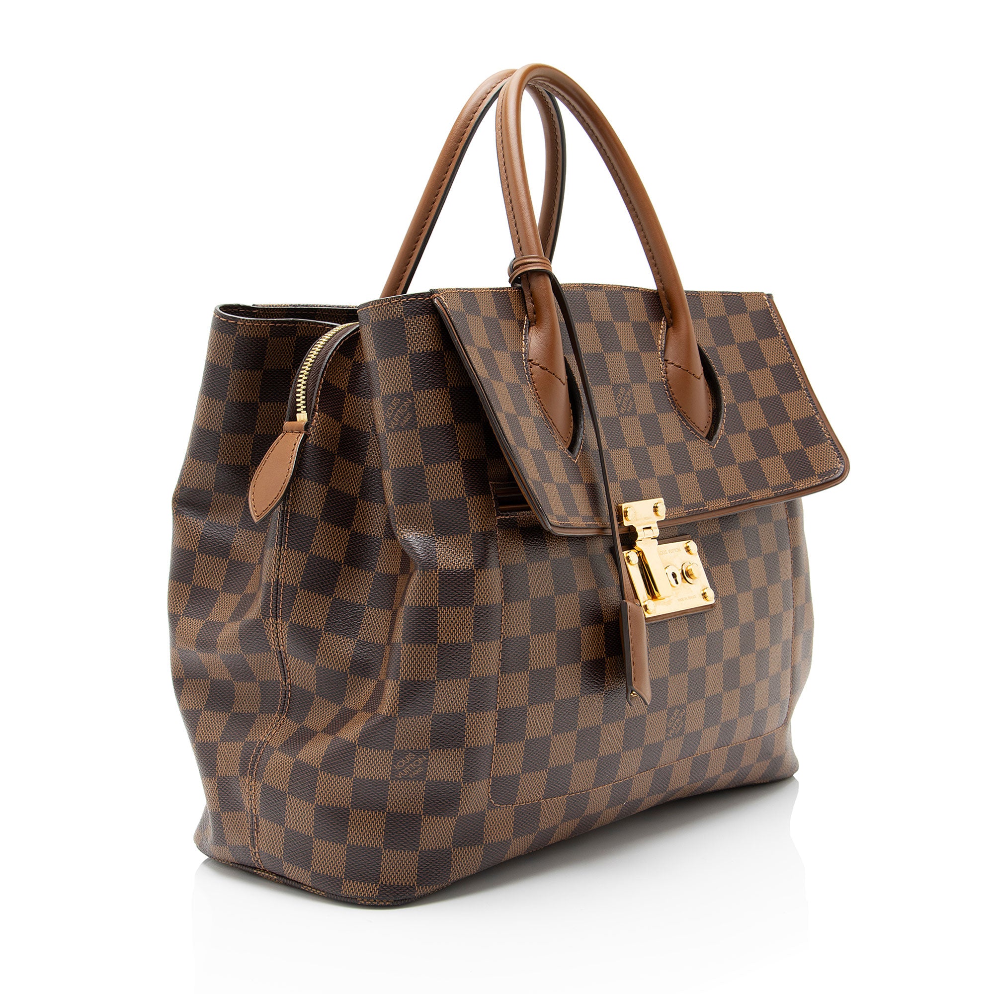 Louis Vuitton Damier Ebene Ascot Satchel