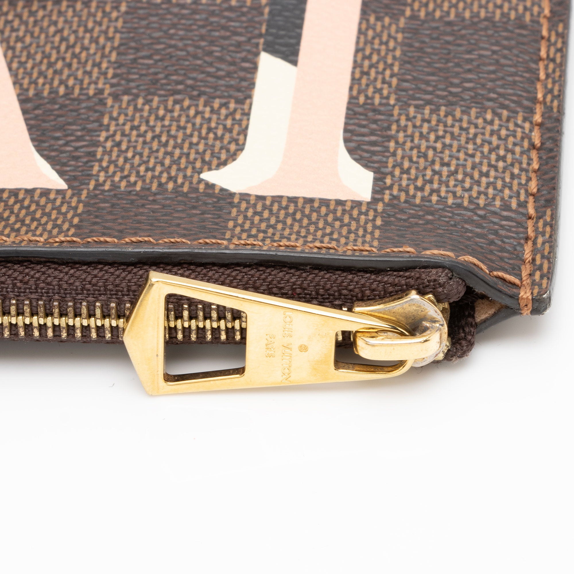 Louis Vuitton Damier Ebene Belmont PM Pochette (SHF-f1Rdoi)