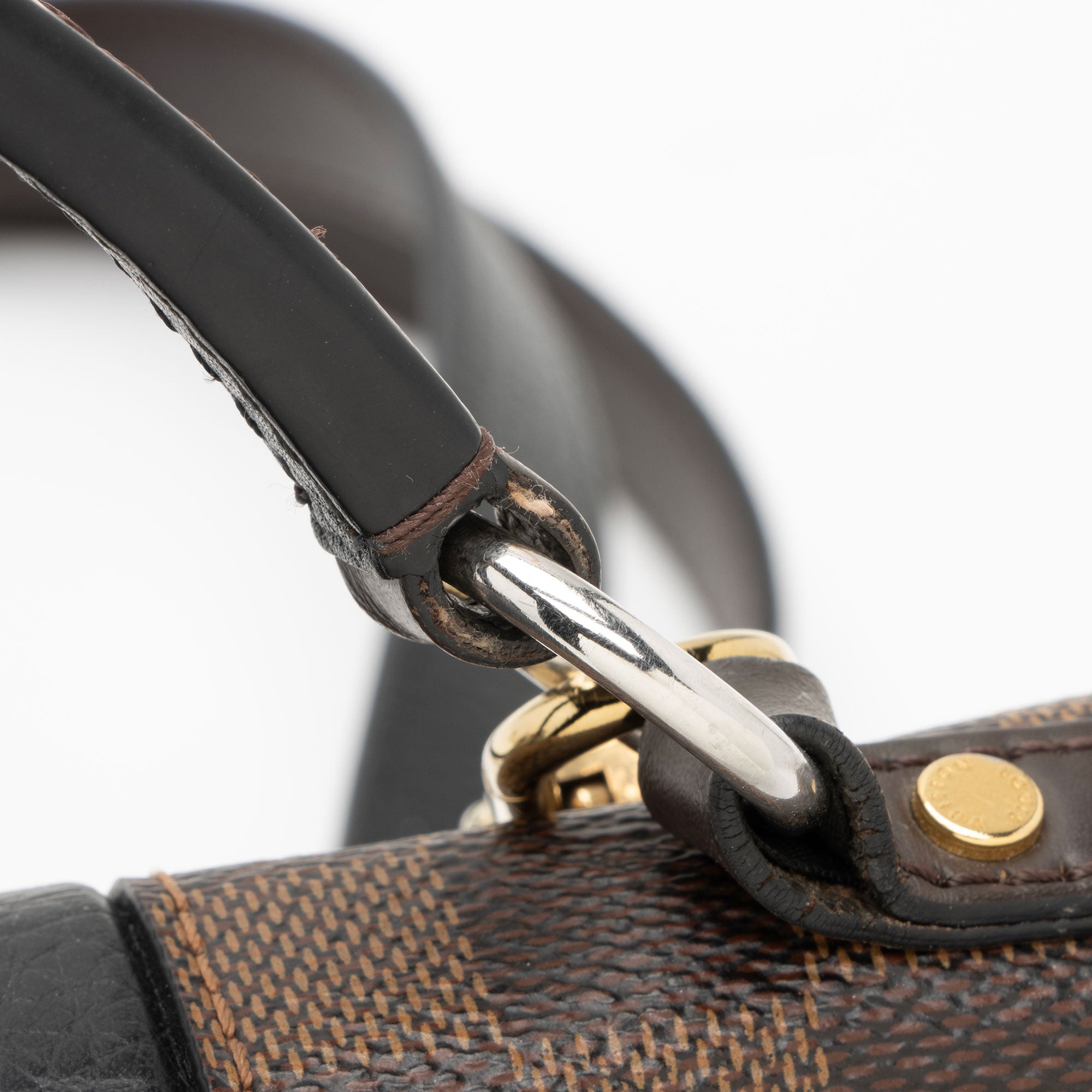 Louis Vuitton Damier Ebene Bond Street BB Satchel (SHF-jHf23x)