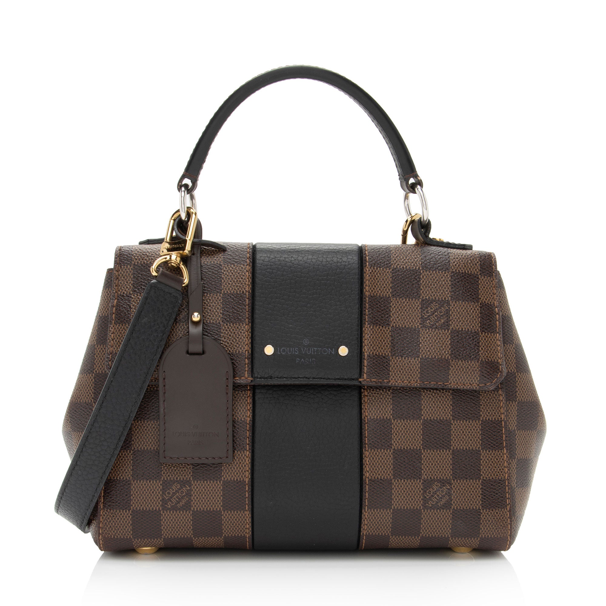 Louis Vuitton Damier Ebene Bond Street BB Satchel (SHF-jHf23x)