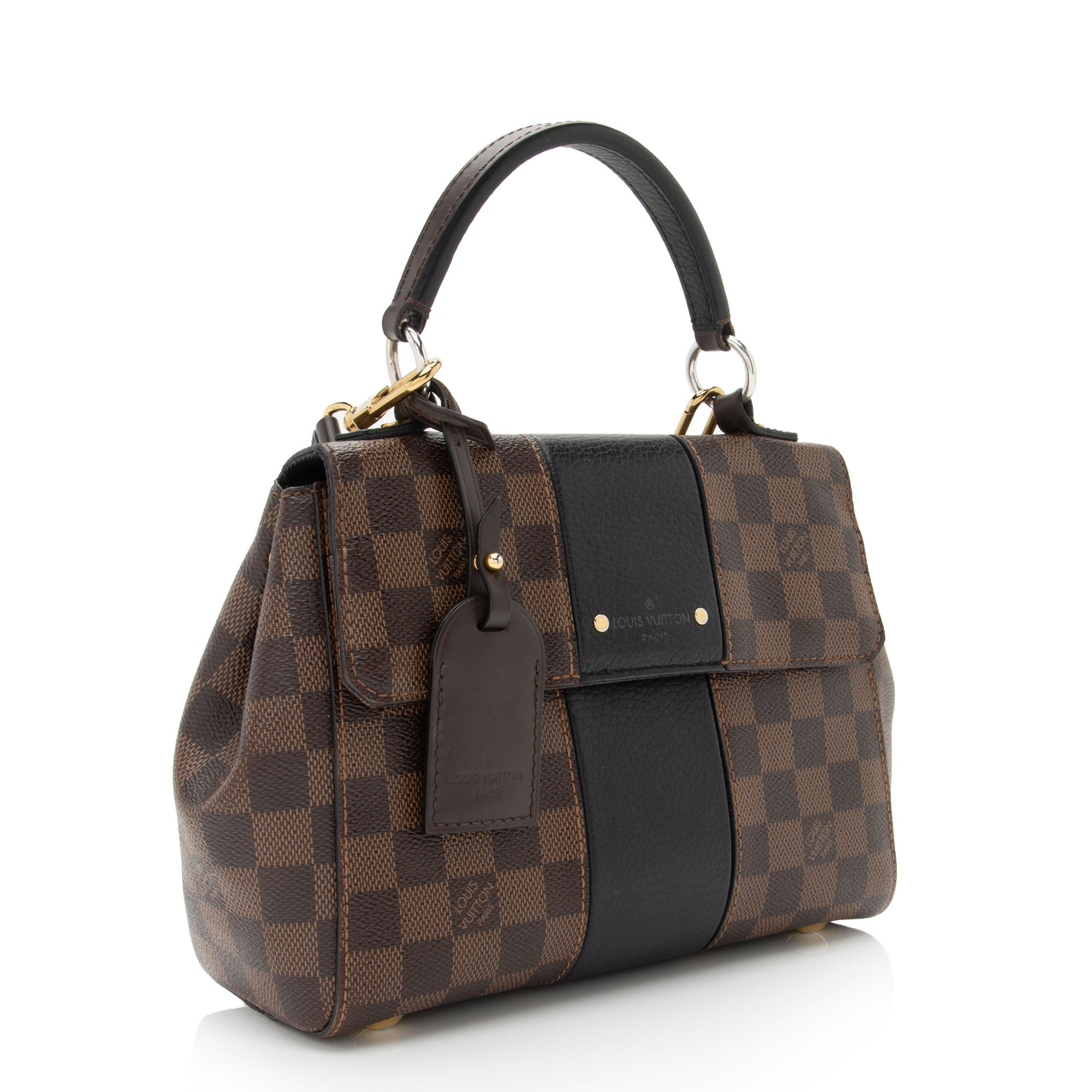 Louis Vuitton Damier Ebene Bond Street BB Satchel (SHF-jHf23x)