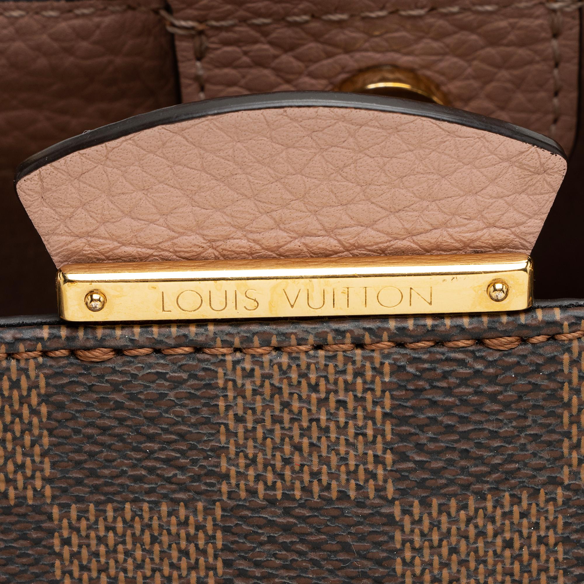 Louis Vuitton Damier Ebene Brittany Satchel (SHF-23158)