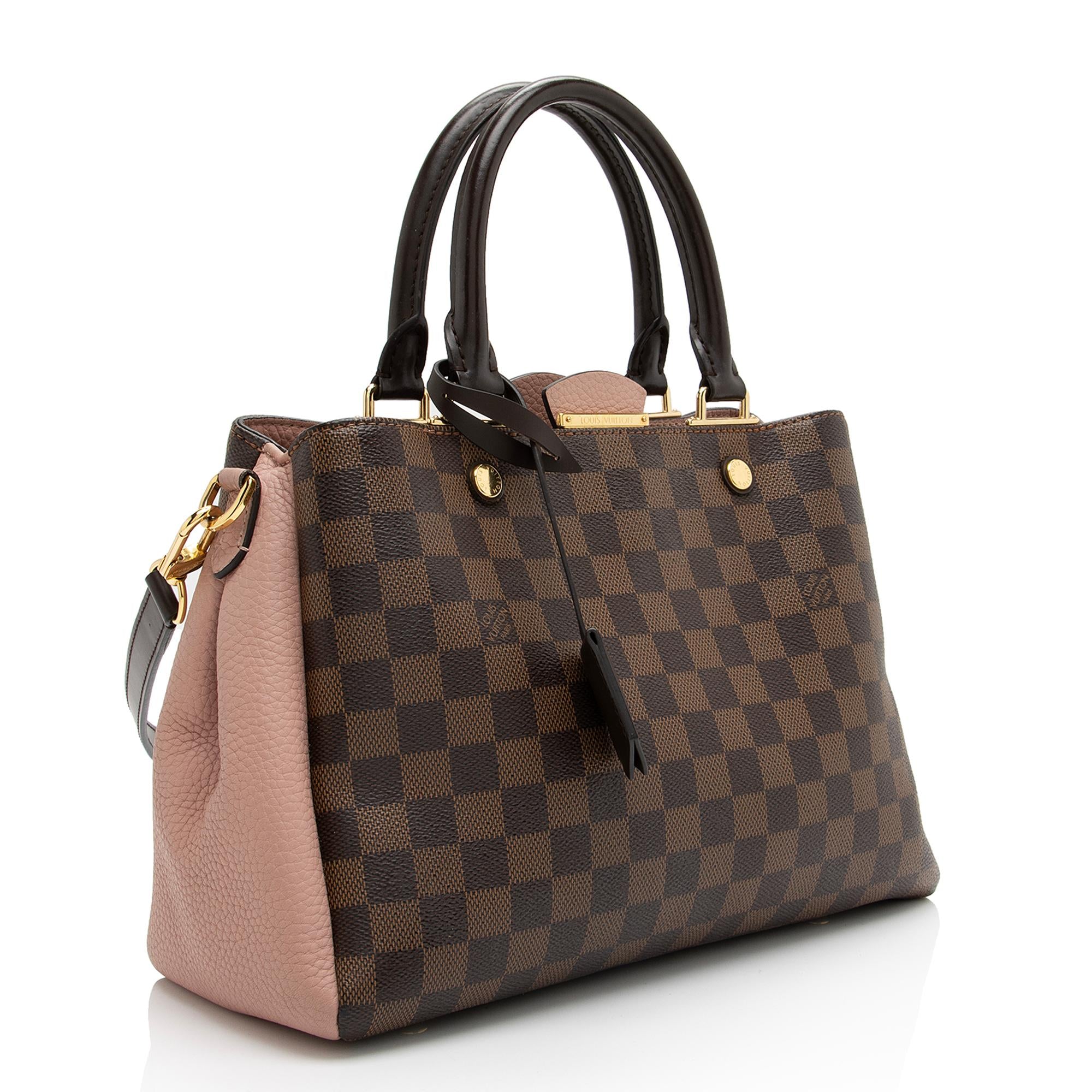 Louis Vuitton Damier Ebene Brittany Satchel (SHF-23158)