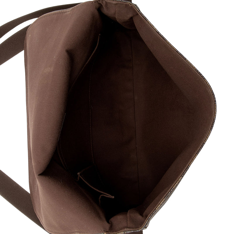 Louis Vuitton Damier Ebene Brooklyn MM Messenger Bag (SHF-4EzJH2)