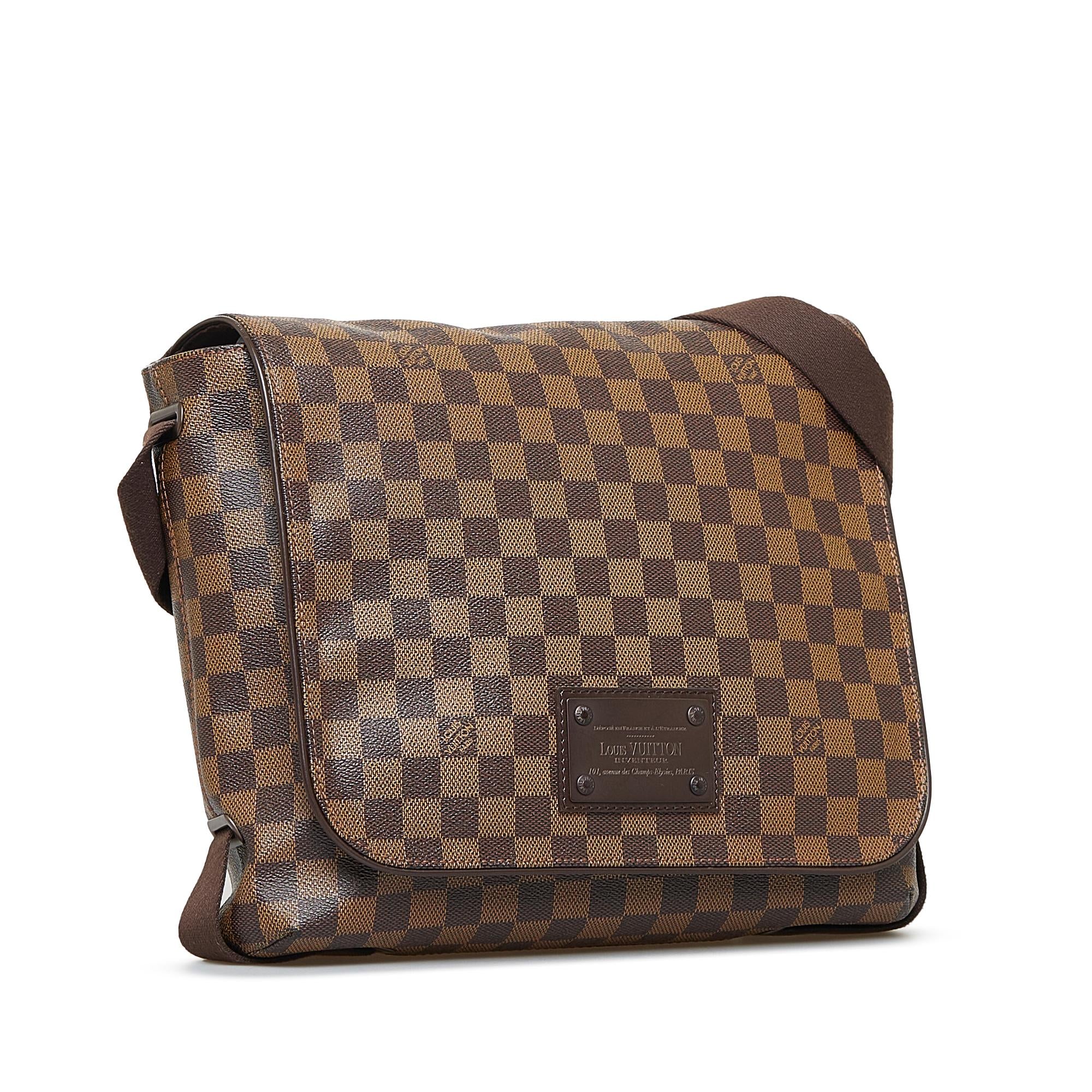 Louis Vuitton Damier Ebene Brooklyn MM (SHG-BV2RmB)