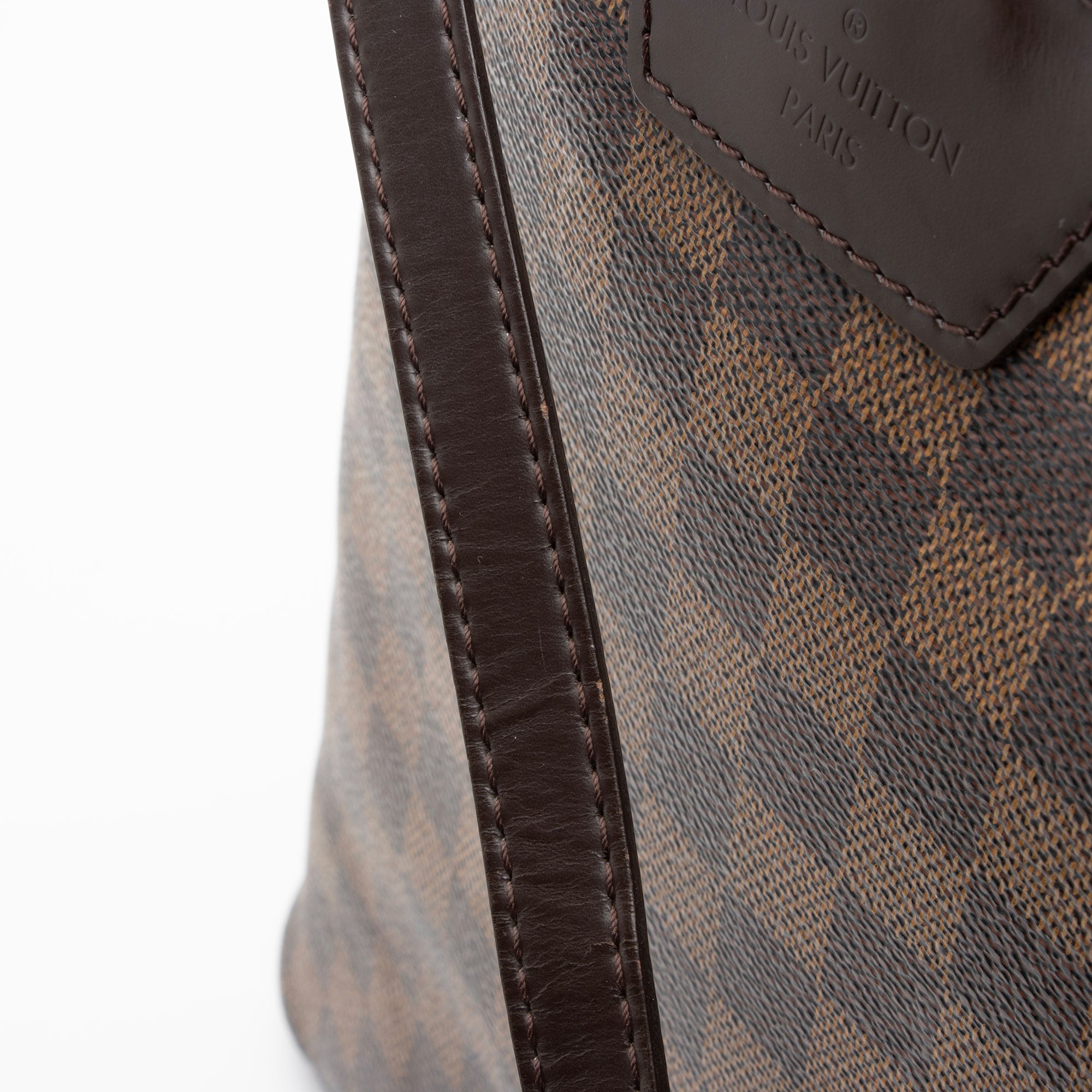 Louis Vuitton Damier Ebene Cabas Rivington Tote (SHF-7zfnCb)