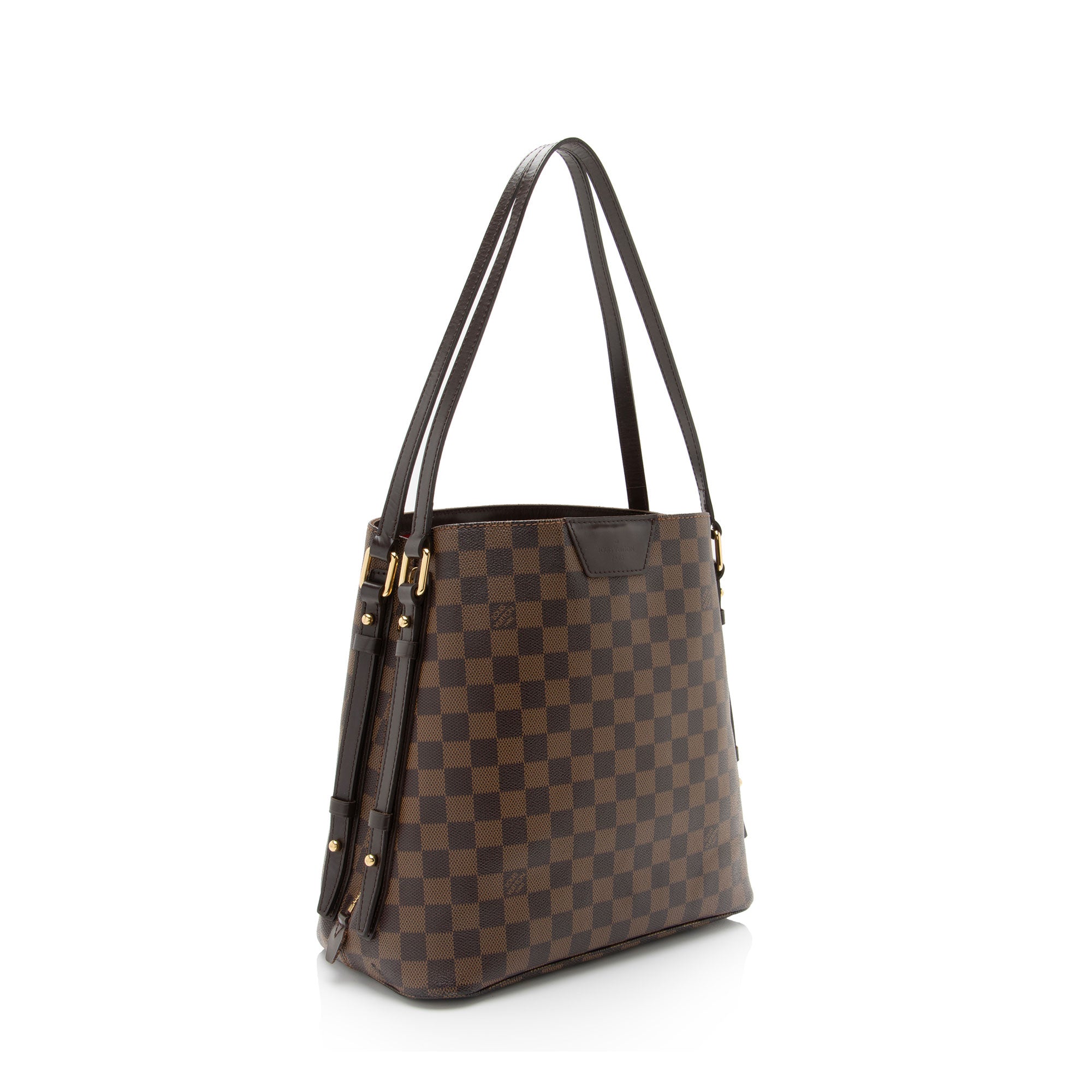 Louis Vuitton Damier Ebene Cabas Rivington Tote (SHF-7zfnCb)