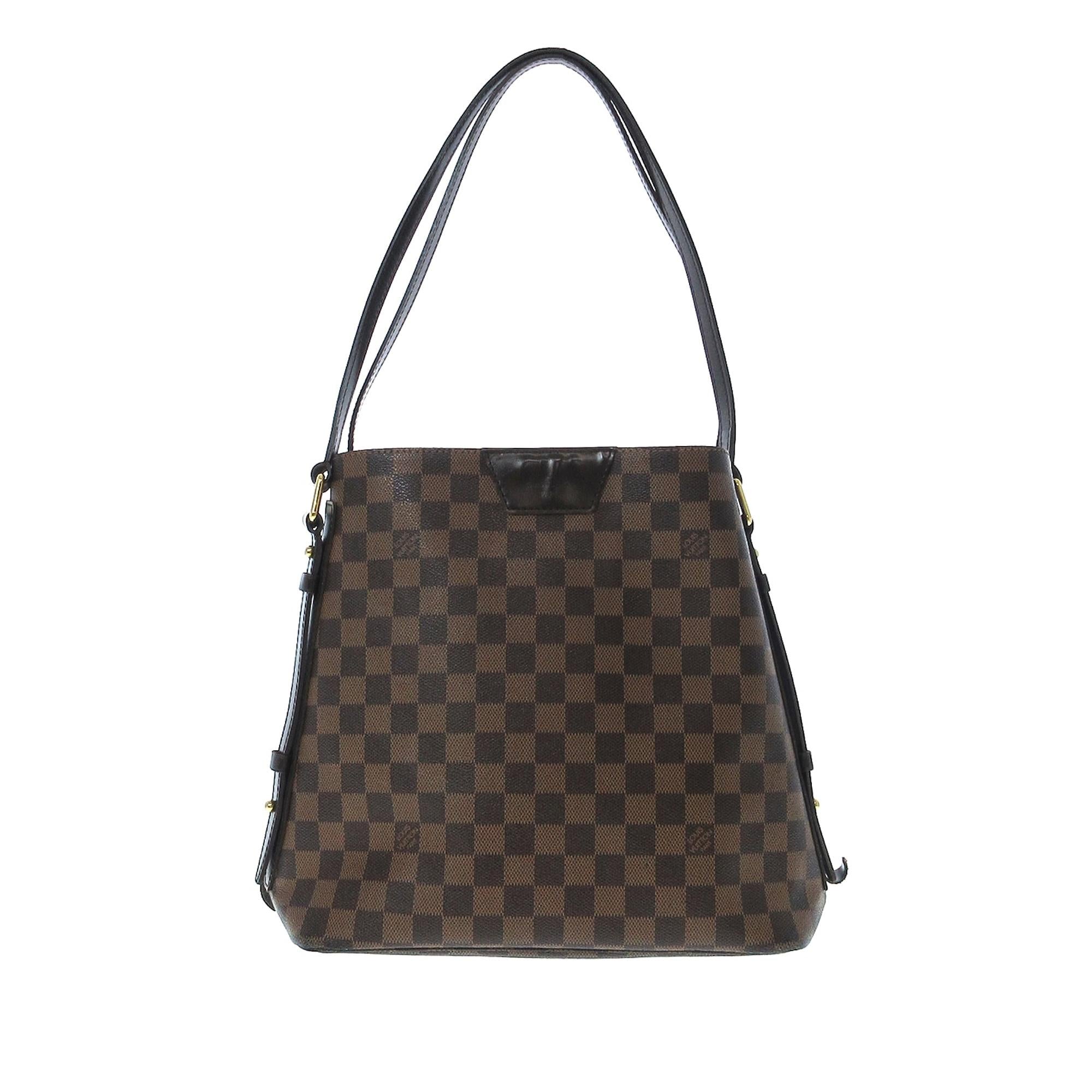 Louis Vuitton Damier Ebene Cabas Rivington (SHG-3gSwYN)