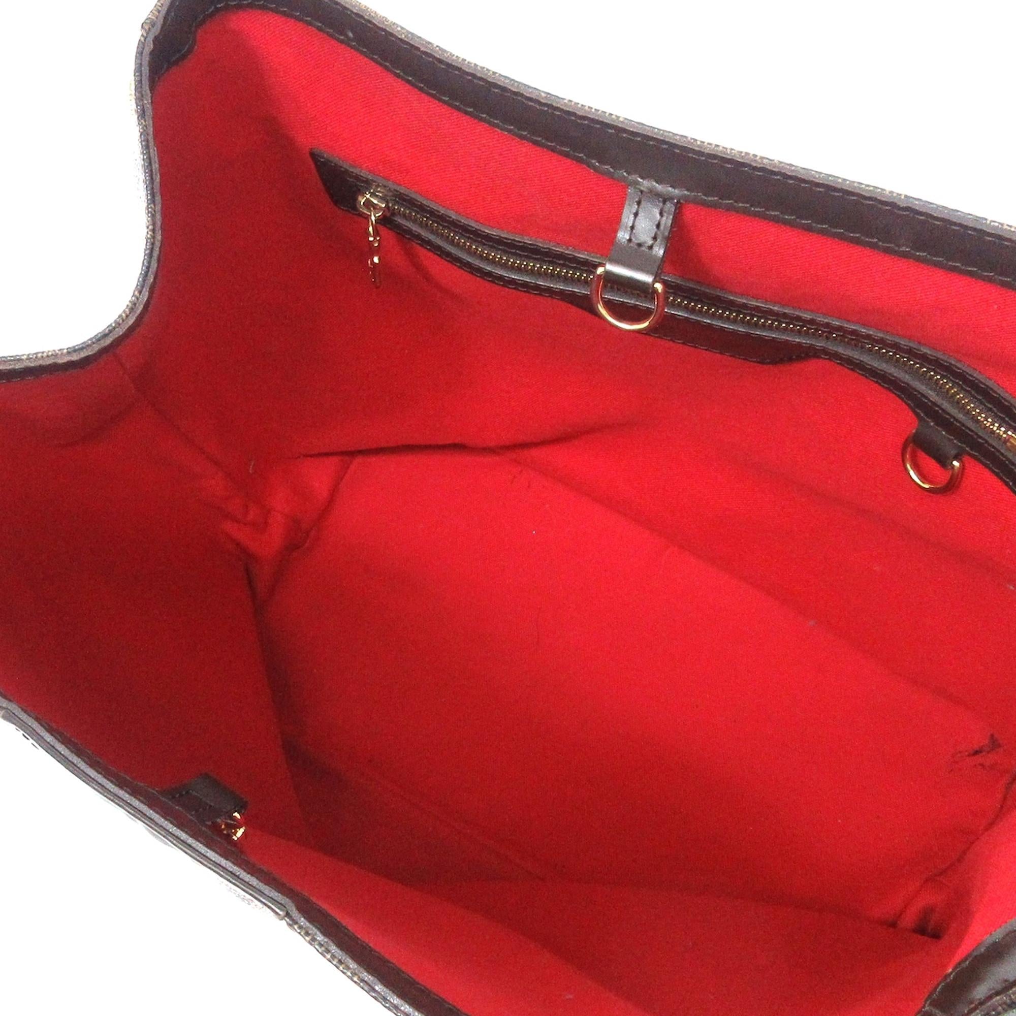 Louis Vuitton Damier Ebene Cabas Rivington (SHG-3gSwYN)