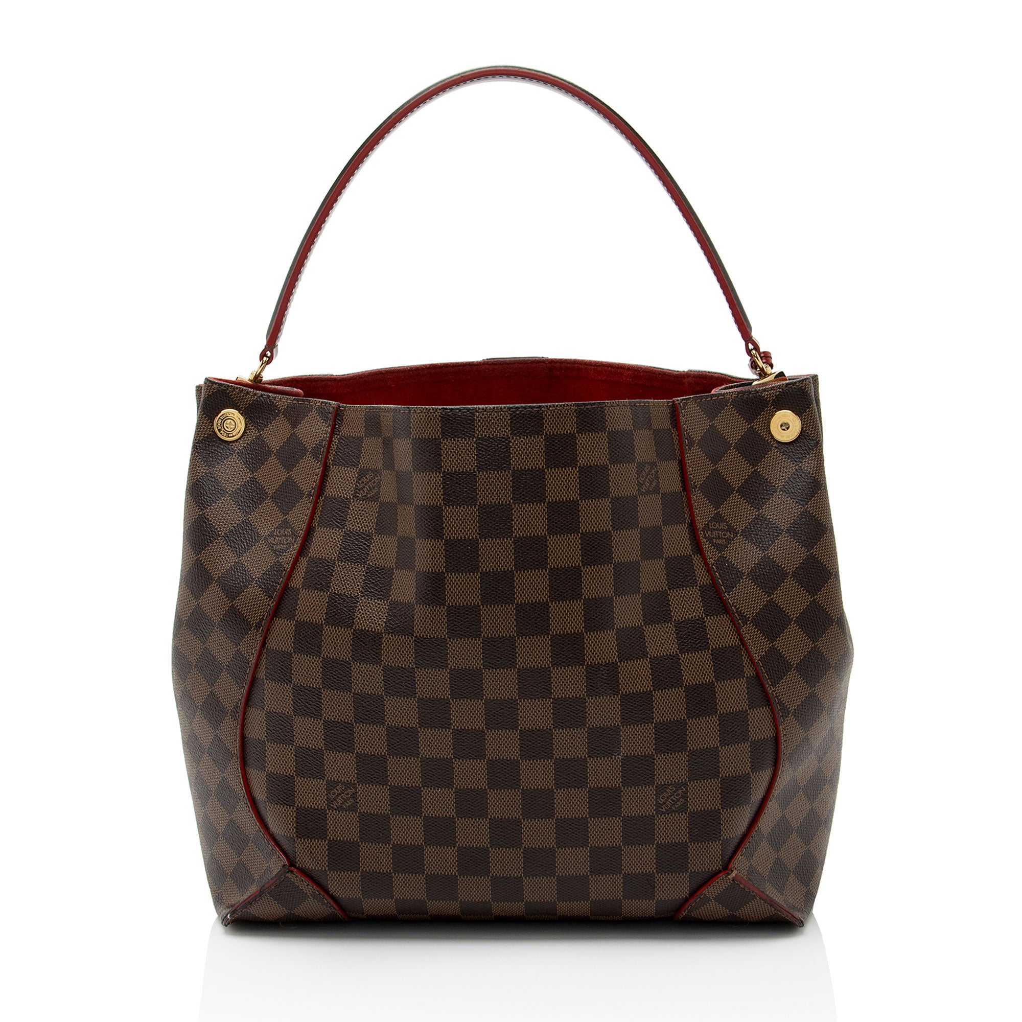 Louis Vuitton Damier Ebene Caissa Hobo (SHF-4QYhN7)