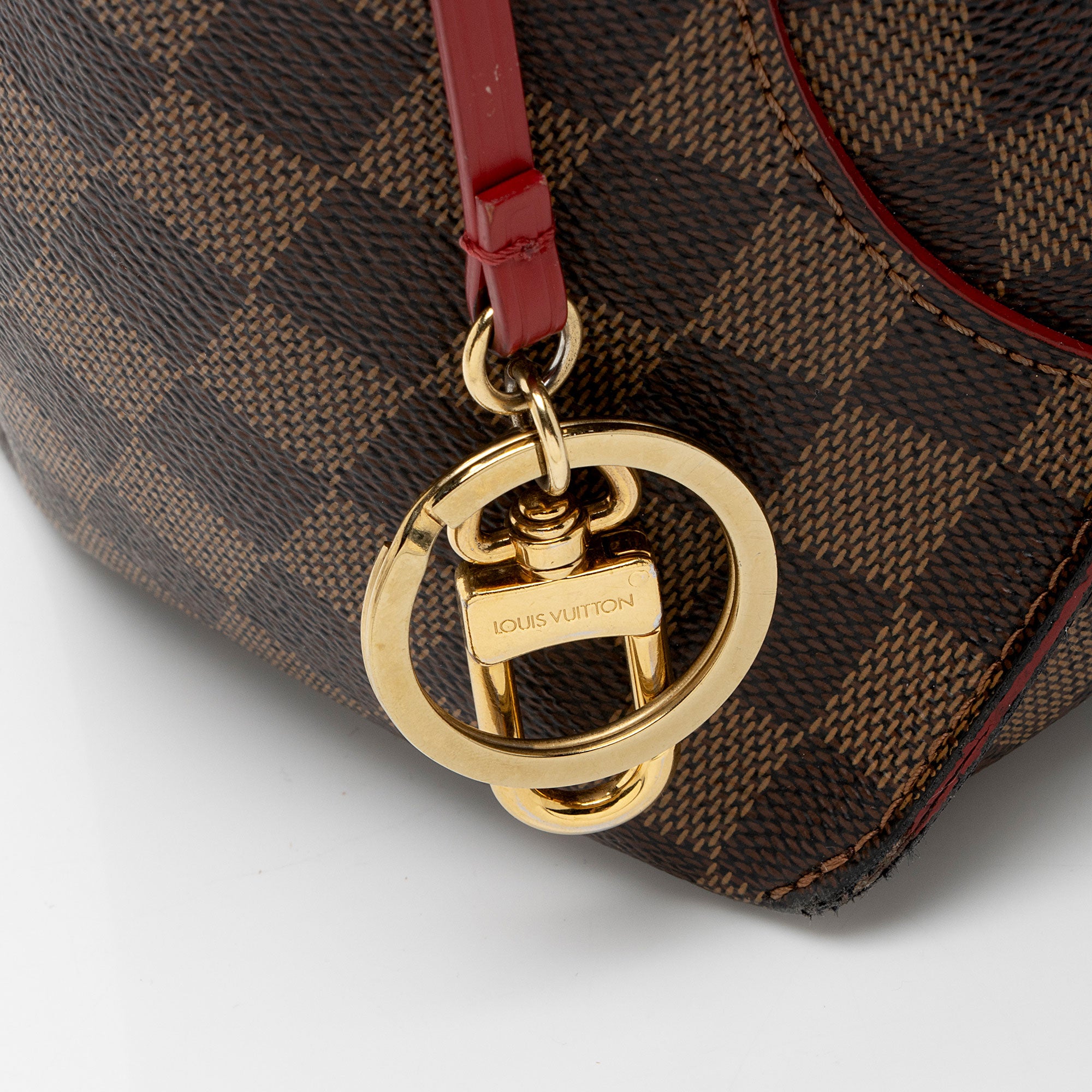 Louis Vuitton Damier Ebene Caissa Hobo (SHF-4QYhN7)