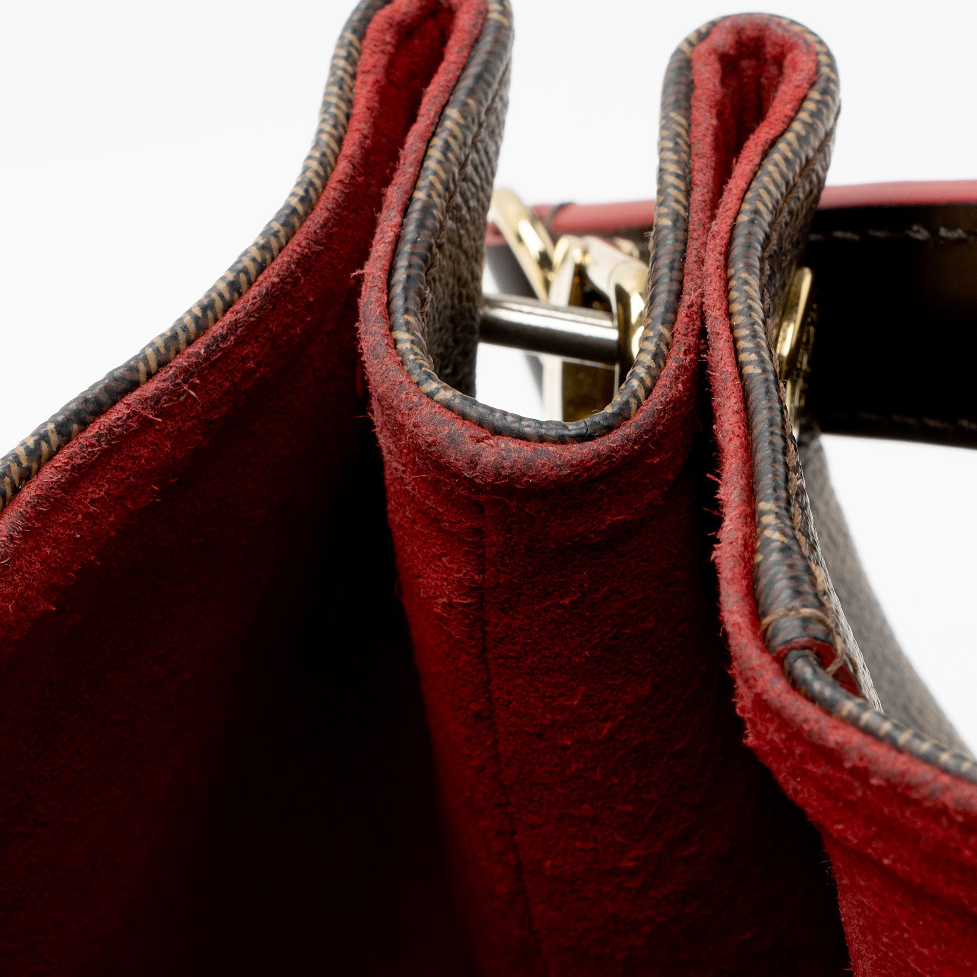 Louis Vuitton Damier Ebene Caissa Hobo (SHF-4QYhN7)