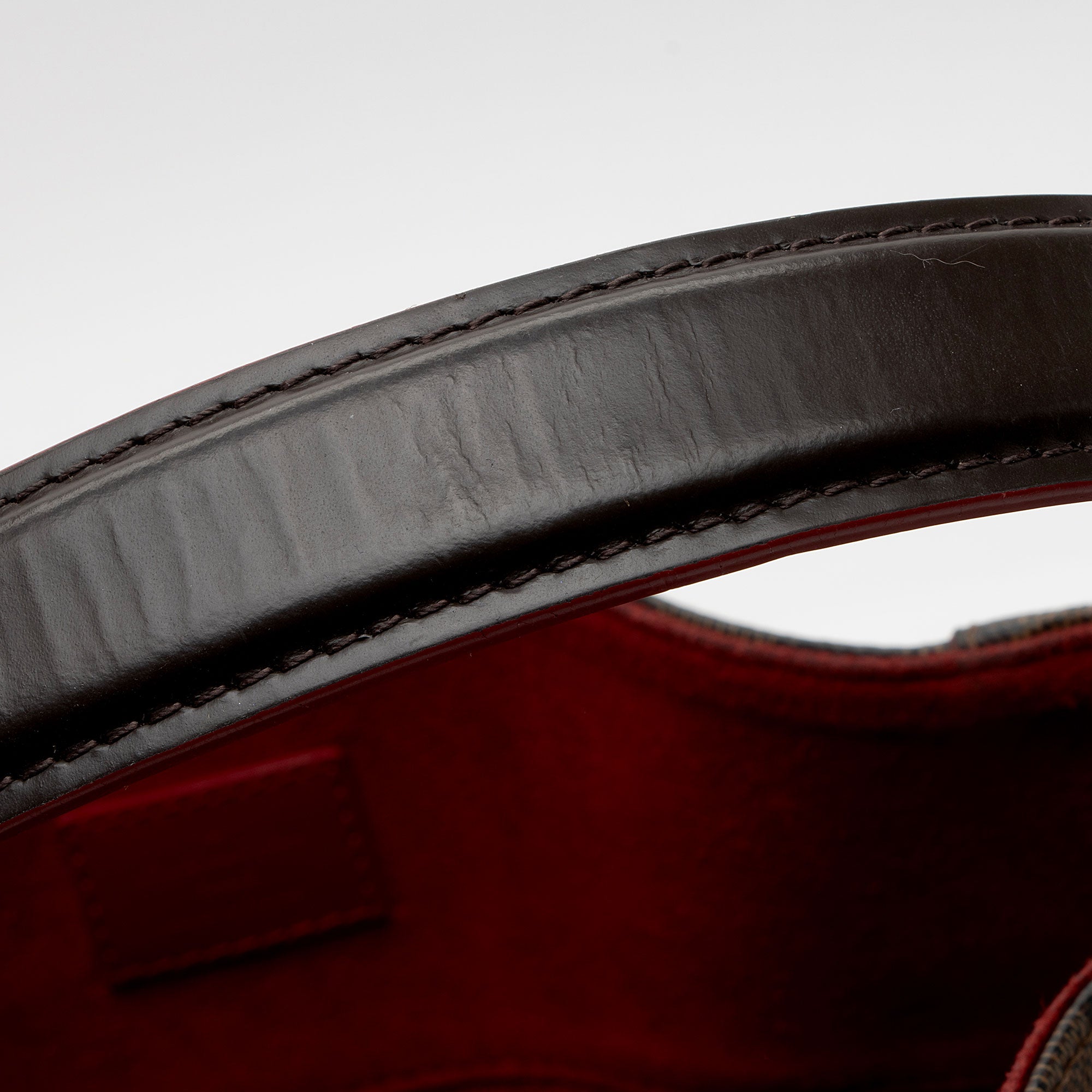 Louis Vuitton Damier Ebene Caissa Hobo (SHF-4QYhN7)