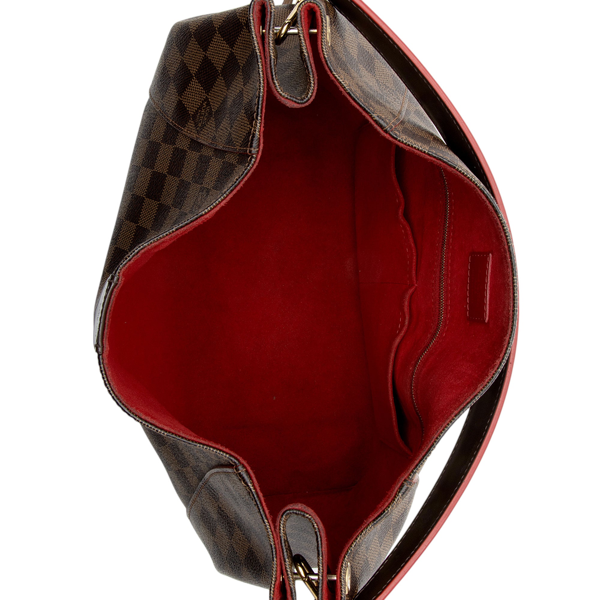 Louis Vuitton Damier Ebene Caissa Hobo (SHF-4QYhN7)