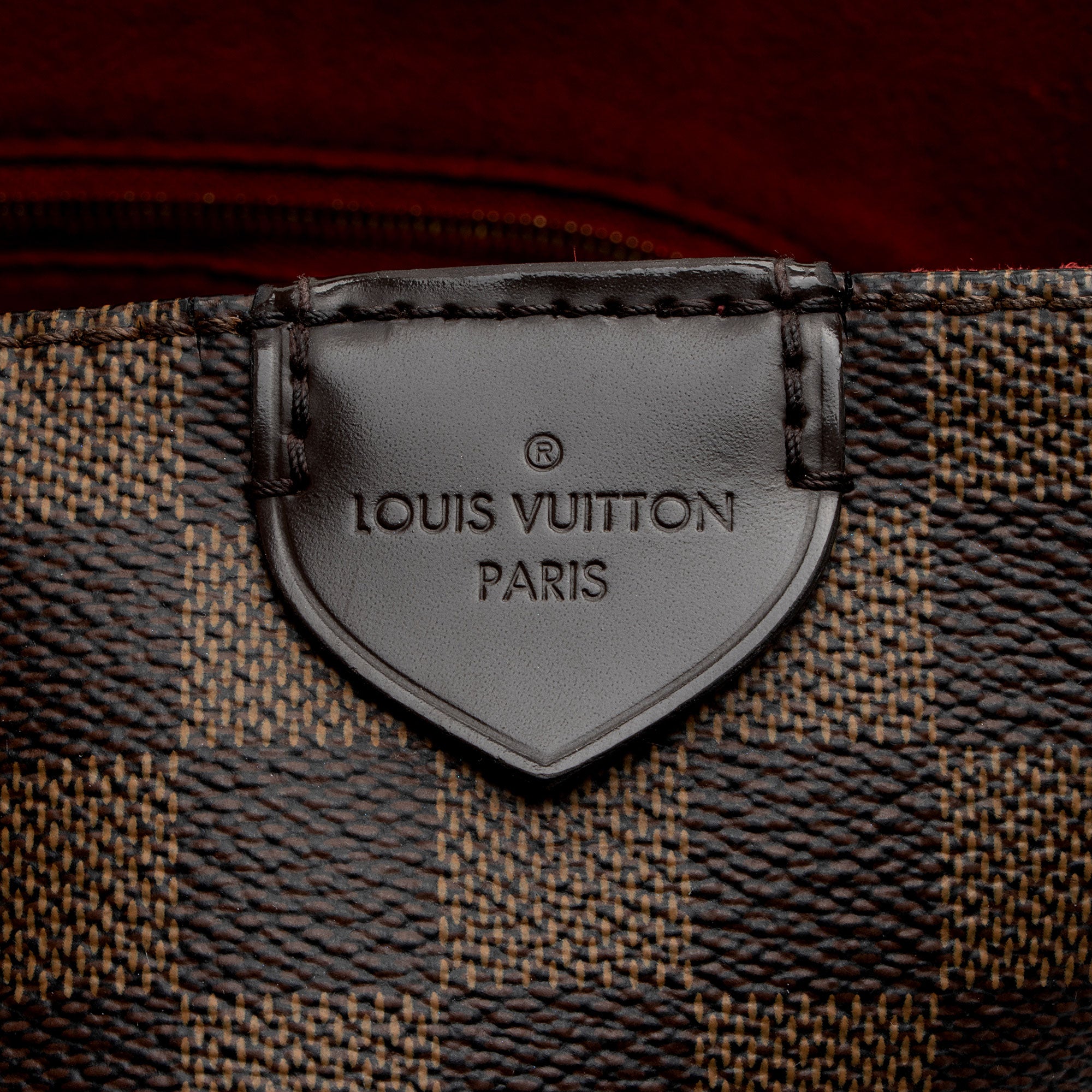 Louis Vuitton Damier Ebene Caissa Hobo (SHF-4QYhN7)