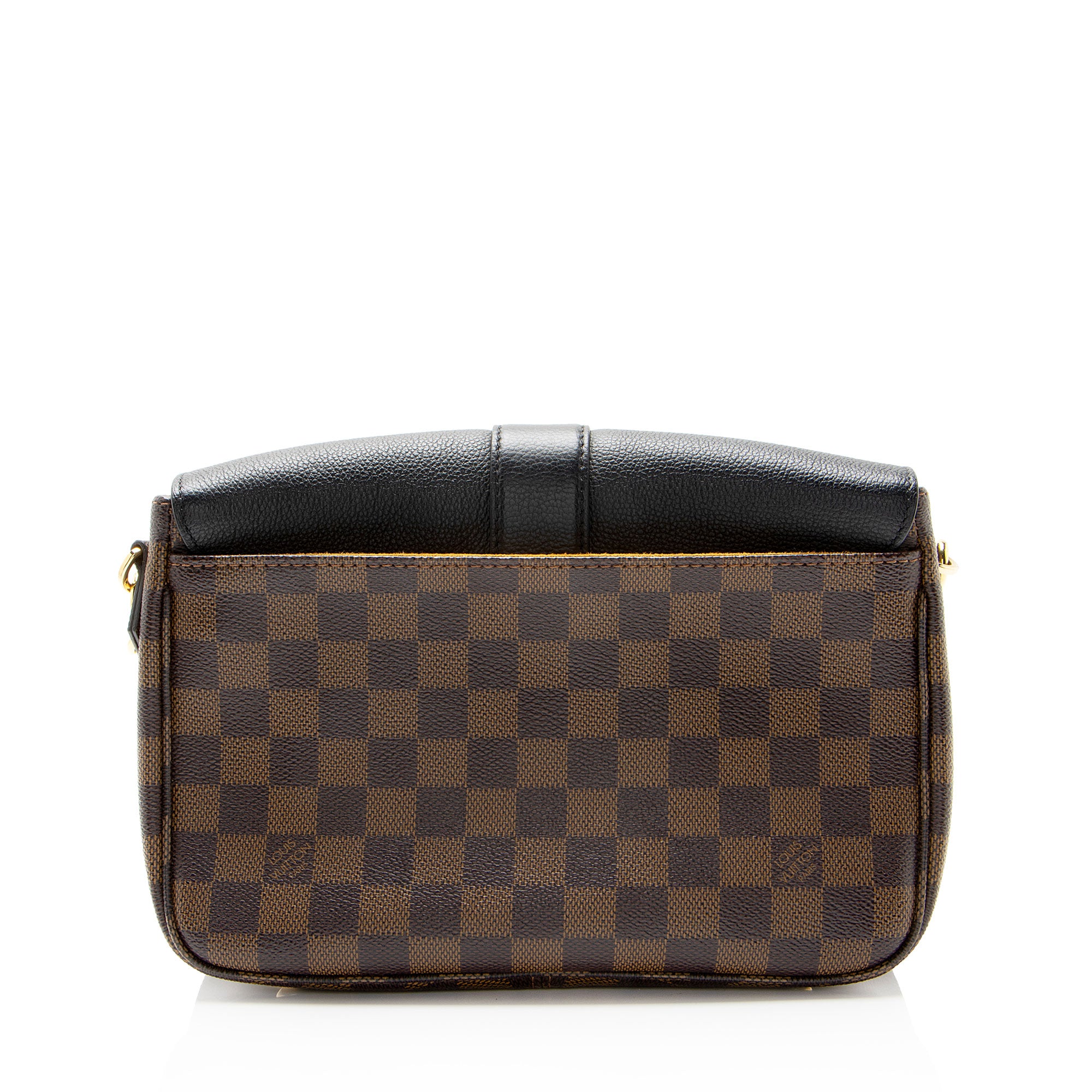 Louis Vuitton Damier Ebene Calfskin Clapton PM Shoulder Bag