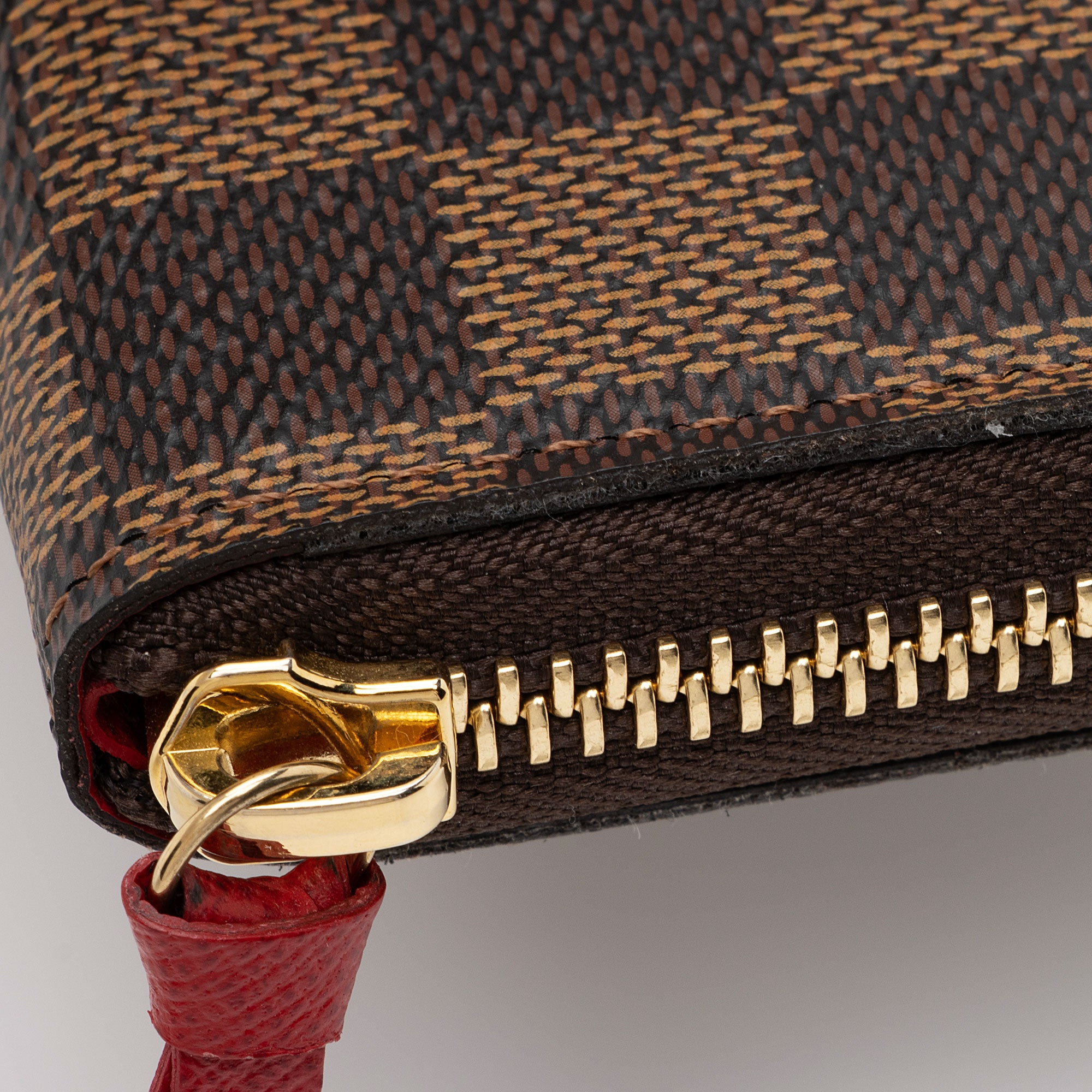 Louis Vuitton Damier Ebene Clemence Wallet (SHF-Qb1yII)