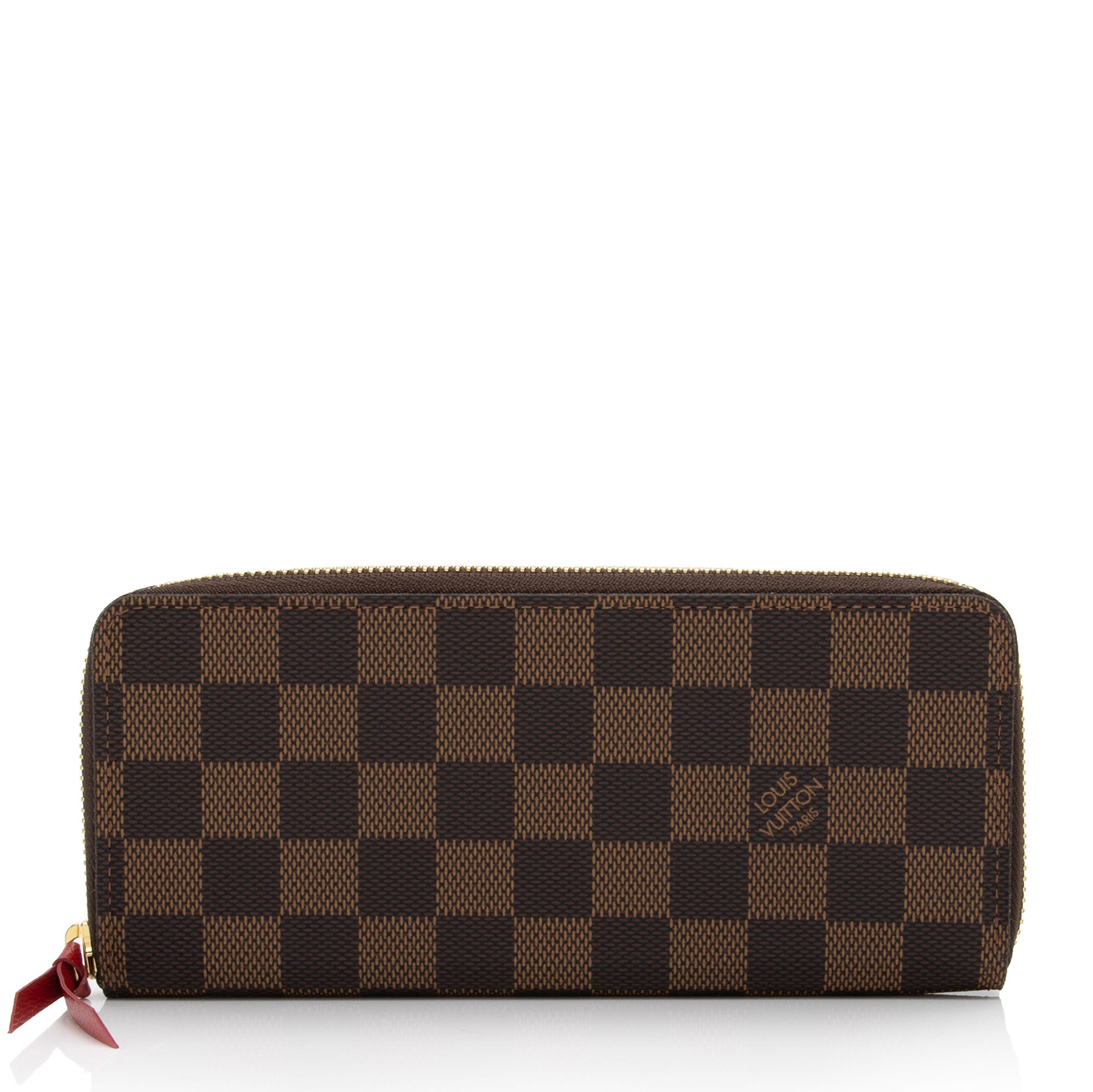 Louis Vuitton Damier Ebene Clemence Wallet (SHF-Qb1yII)