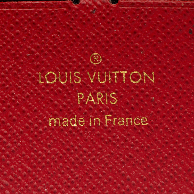 Louis Vuitton Damier Ebene Clemence Wallet (SHF-9TabwB)