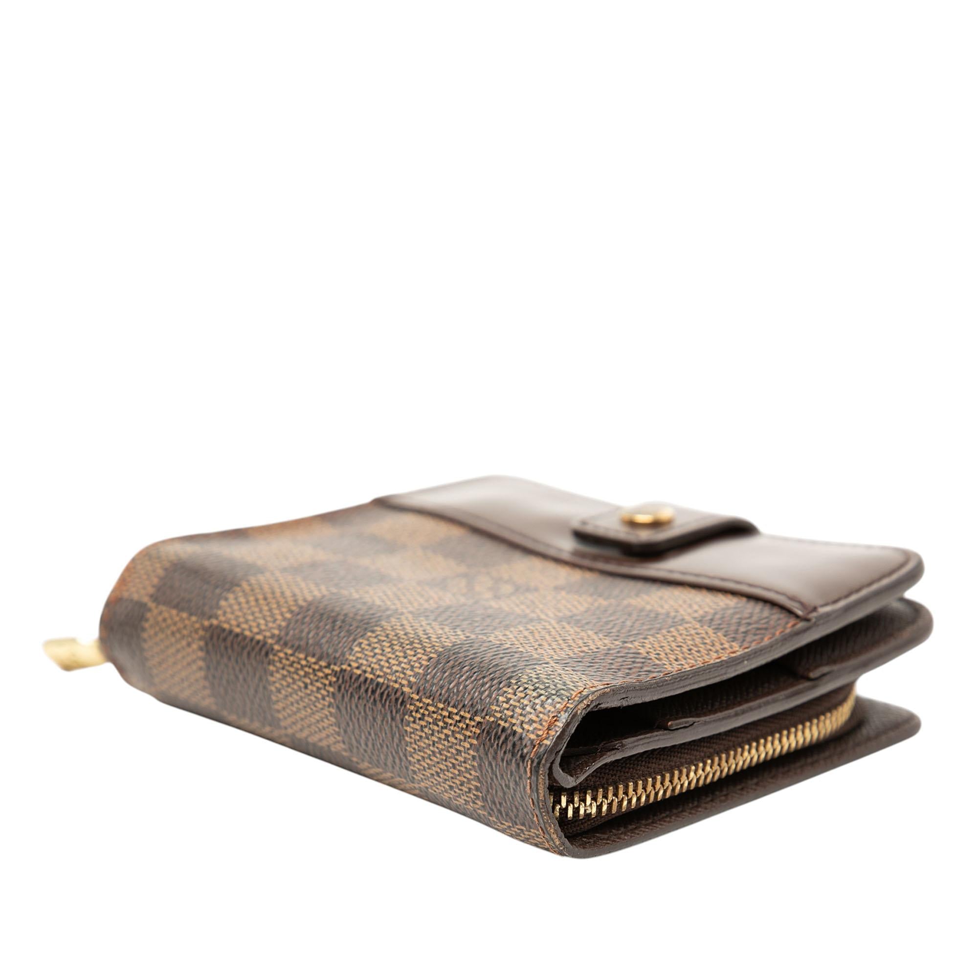 Louis Vuitton Damier Ebene Compact Zip Wallet