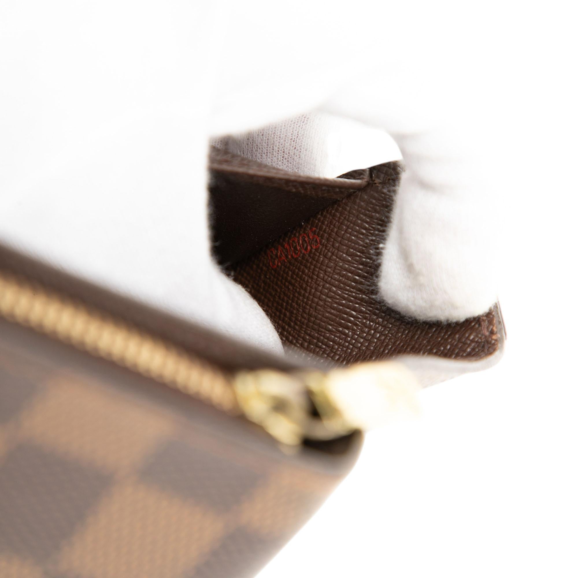 Louis Vuitton Damier Ebene Compact Zip Wallet