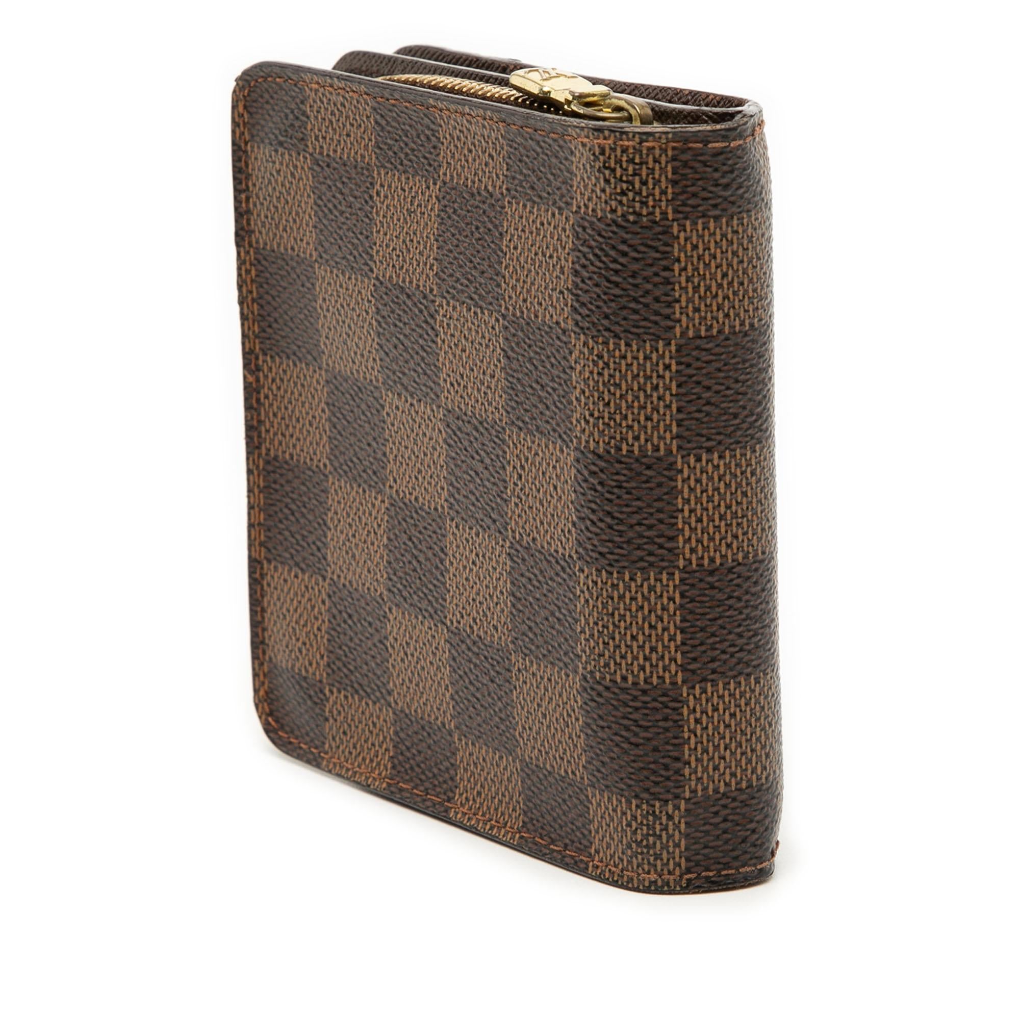 Louis Vuitton Damier Ebene Compact Zip Wallet