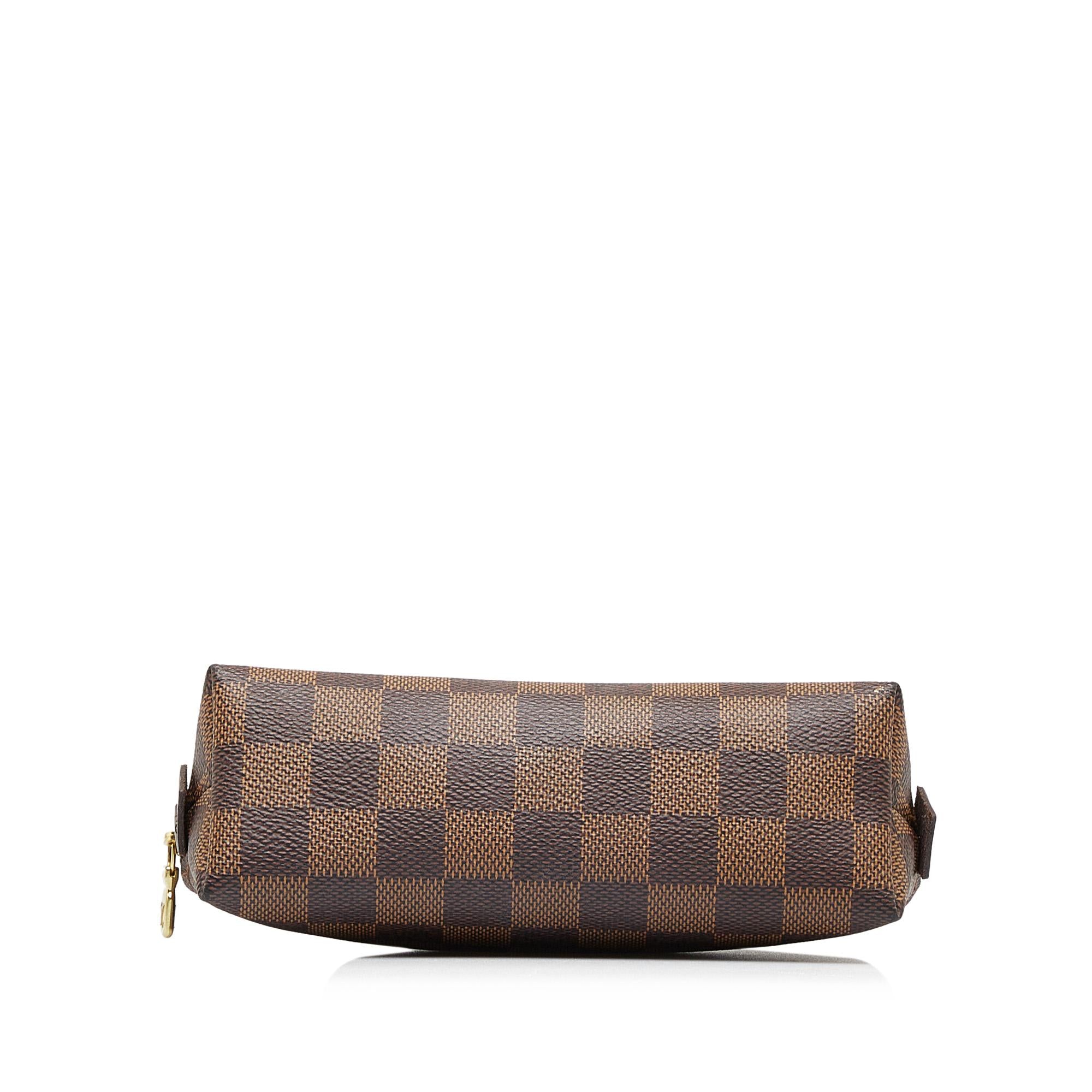 Louis Vuitton Damier Ebene Cosmetic Pouch (SHG-t68dLx)